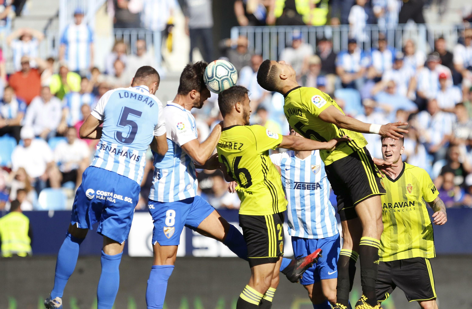 Las fotos del Málaga-Zaragoza