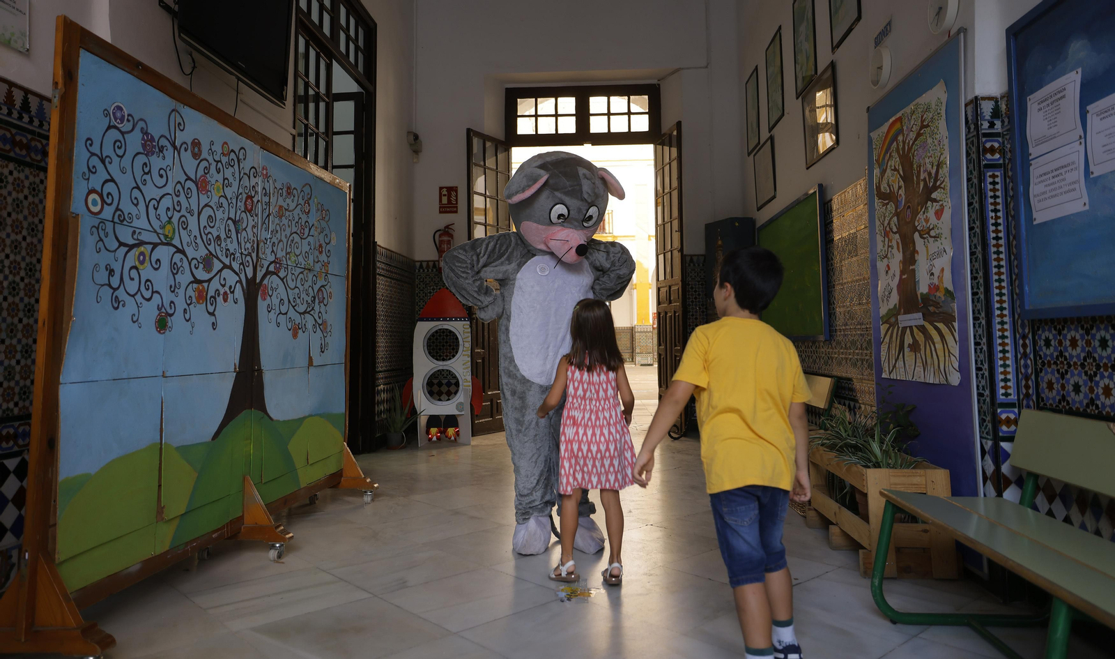 Las imágenes de la vuelta al colegio