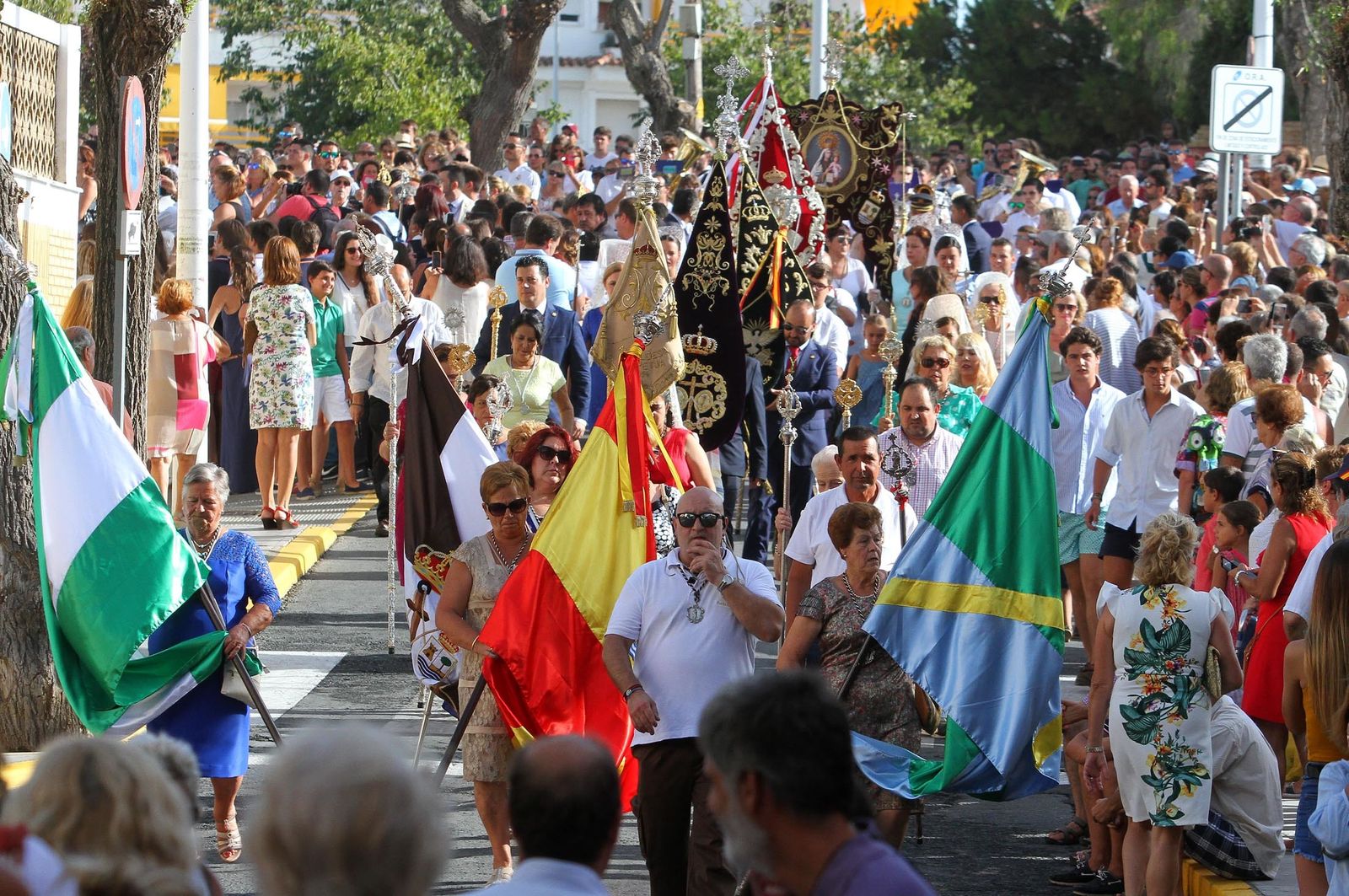Imágenes de la procesión de la Virgen del Carmen en Punta Umbría