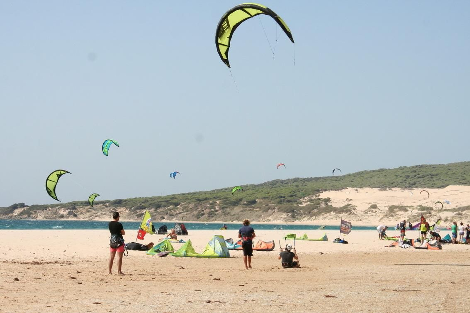 La playa de Valdevaqueros, en Tarifa