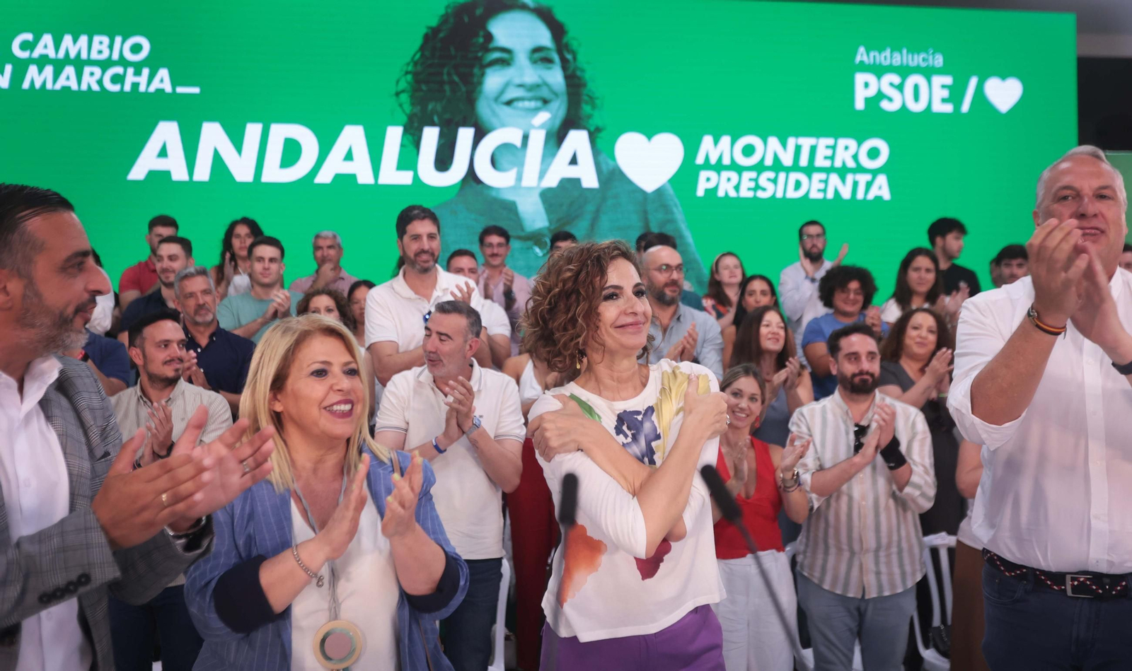 María Jesús Montero presenta en Jerez su candidatura a la Junta de Andalucía