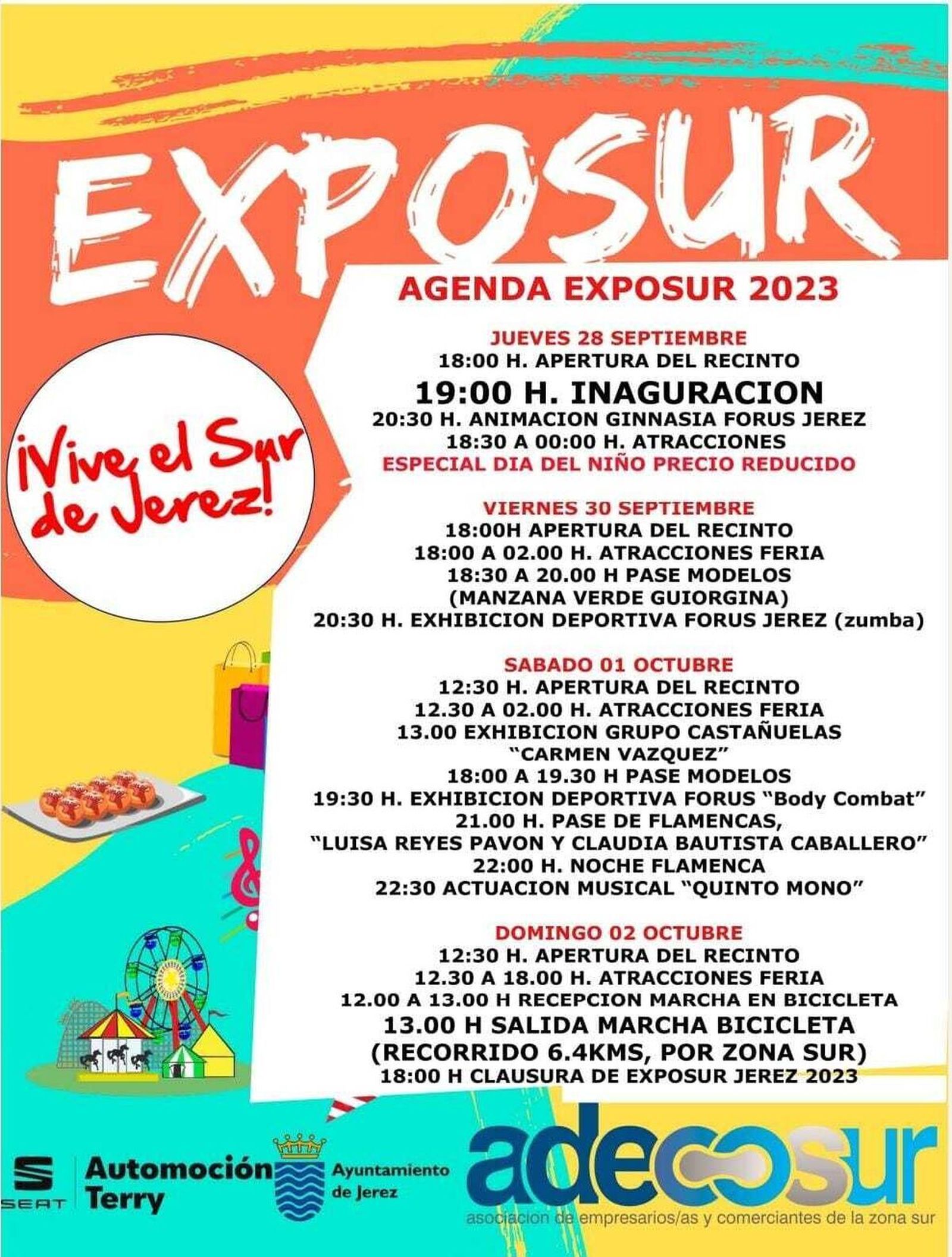 Agenda de Exposur 2023.