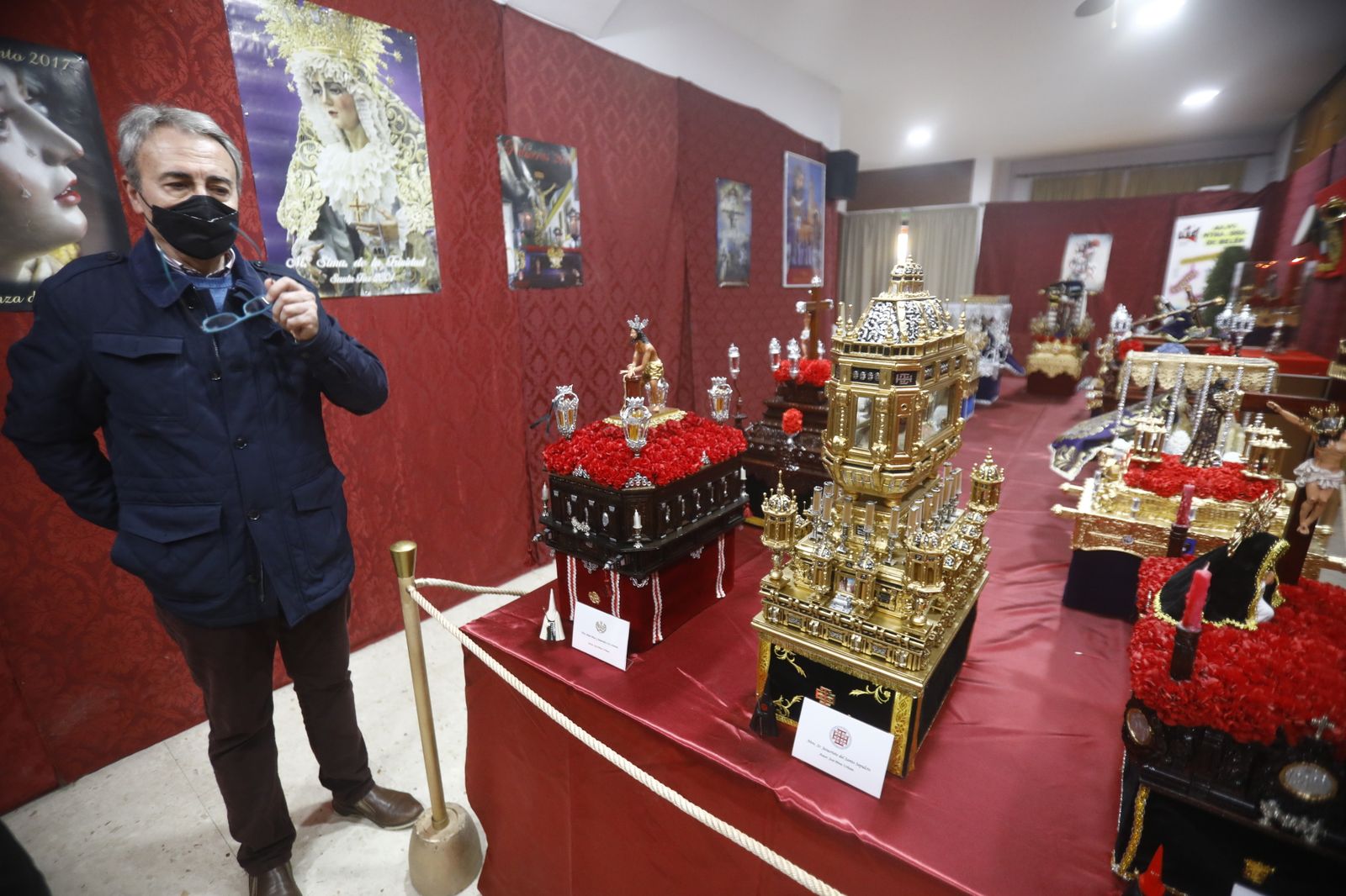 Algunas de las réplicas de pasos de Córdoba en miniatura.