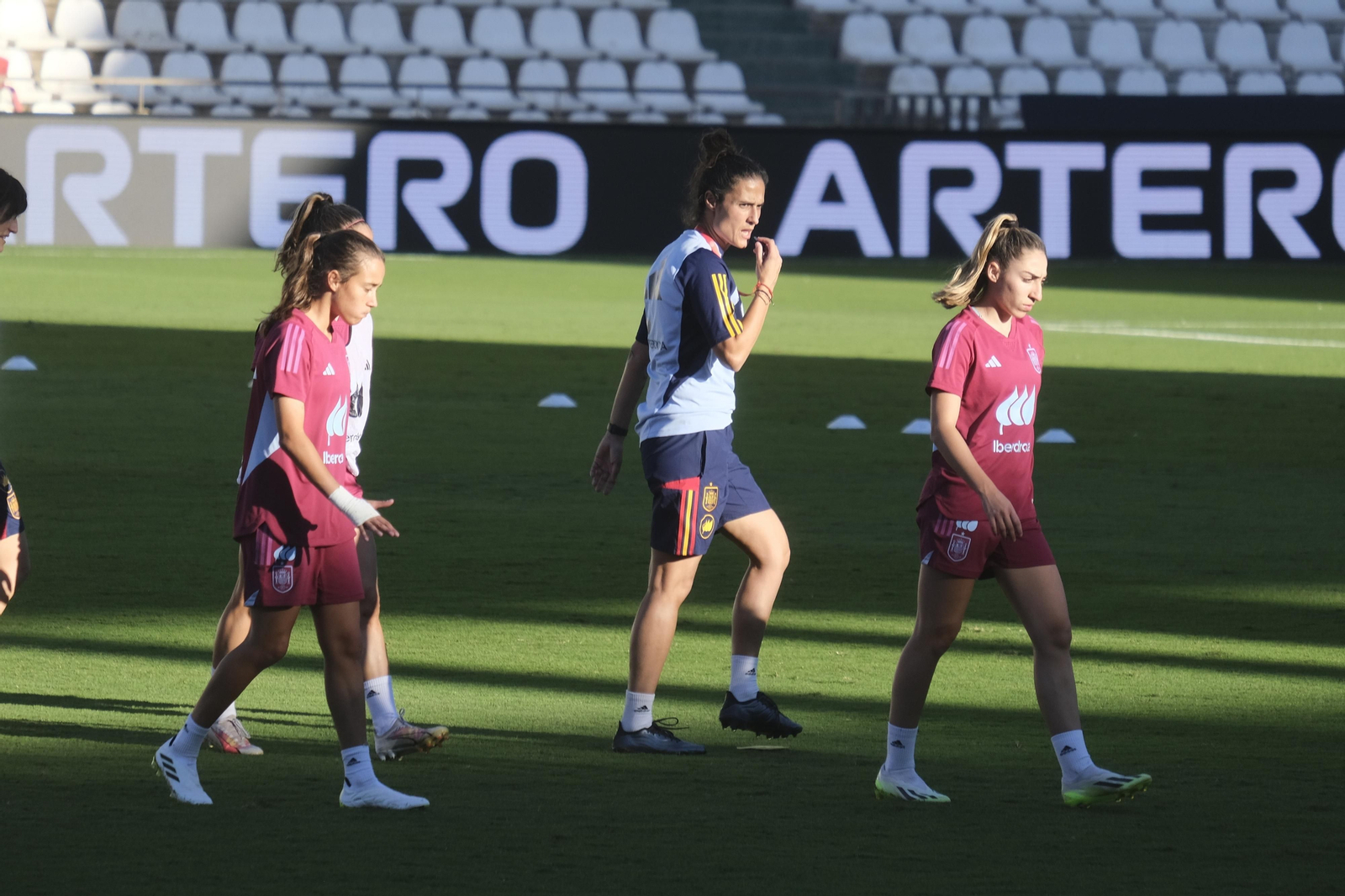 Las mejores fotografías del entrenamiento de España en El Arcángel antes de jugar ante Suiza