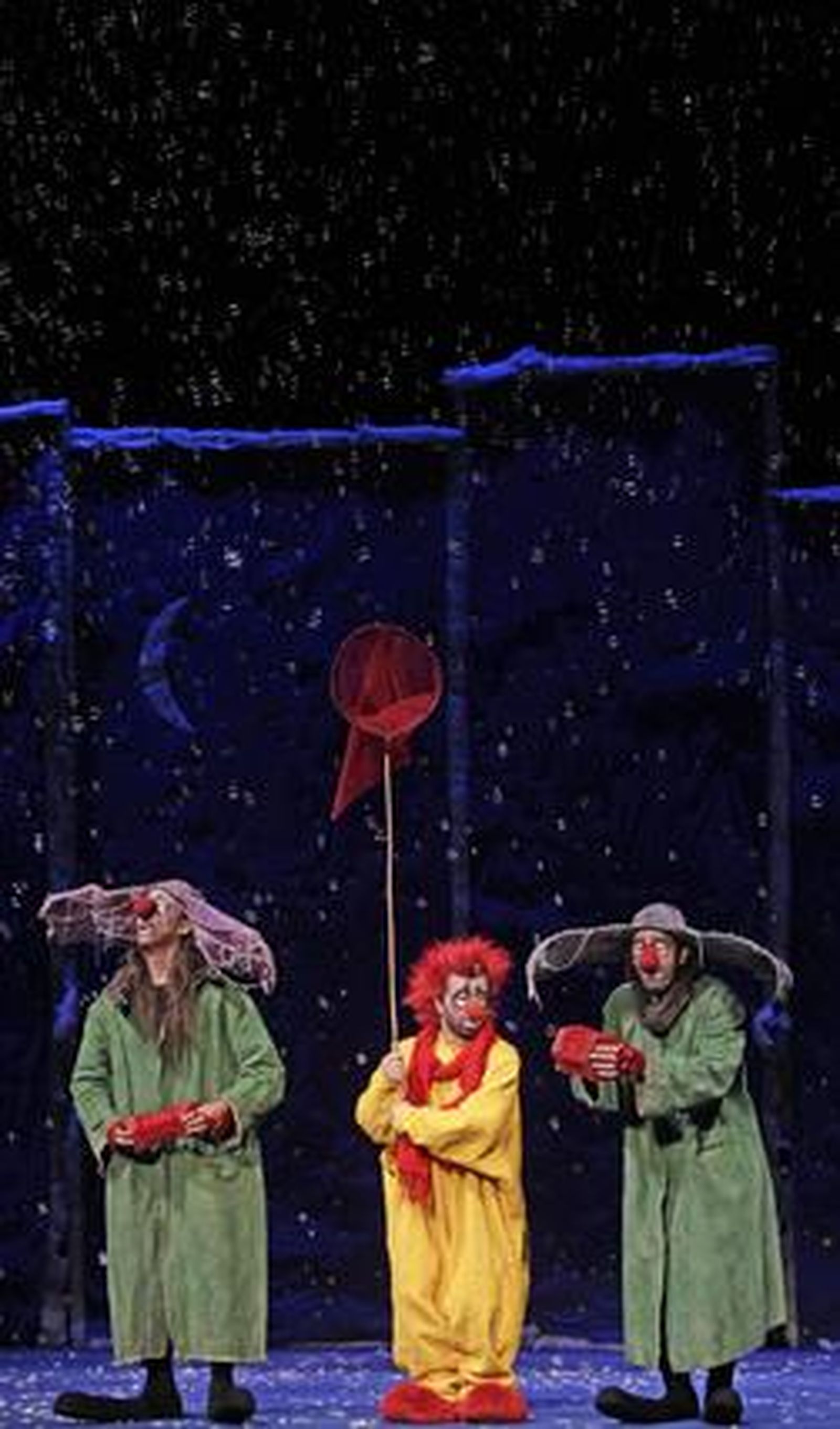 Una imagen de 'Slava's Snowshow', de la compañía de Slava Polunin. / Antonio Pizarro