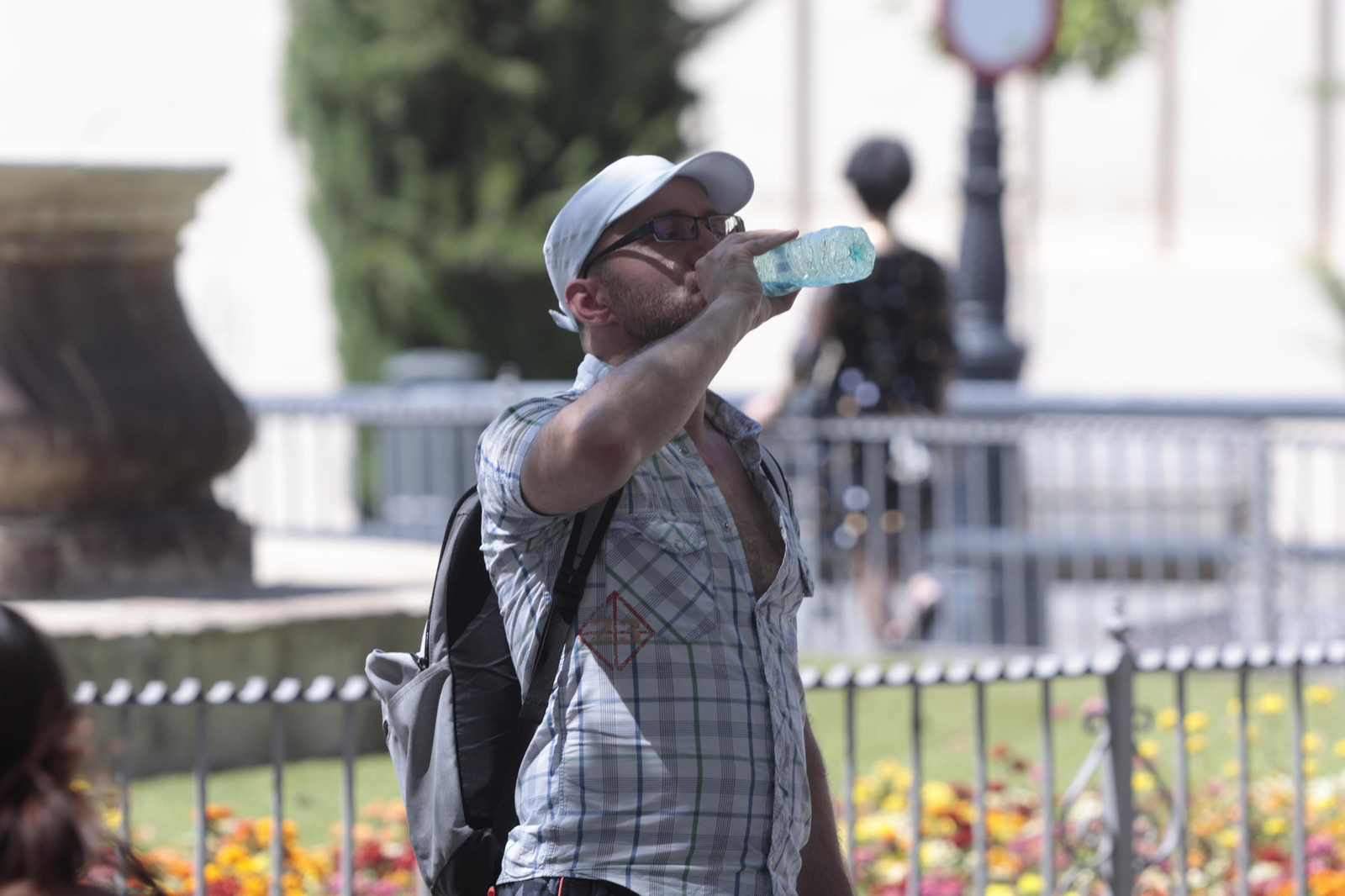 Imágenes de la ola de calor en Sevilla