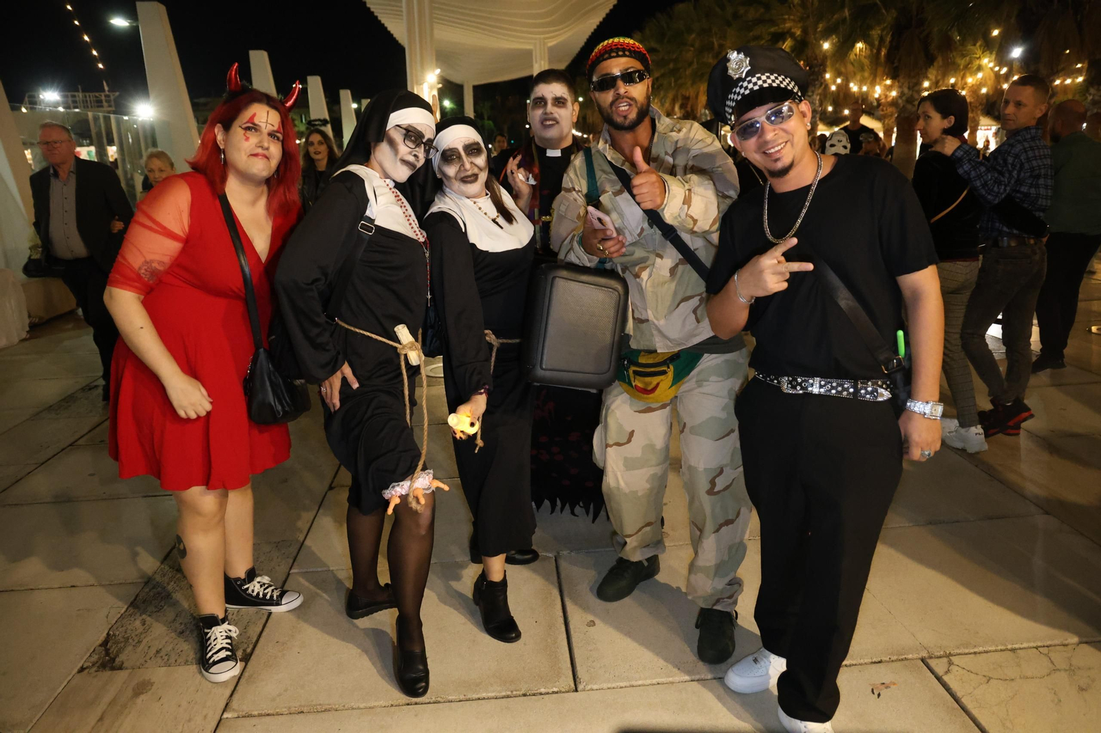 La noche de Halloween en Málaga, en imágenes