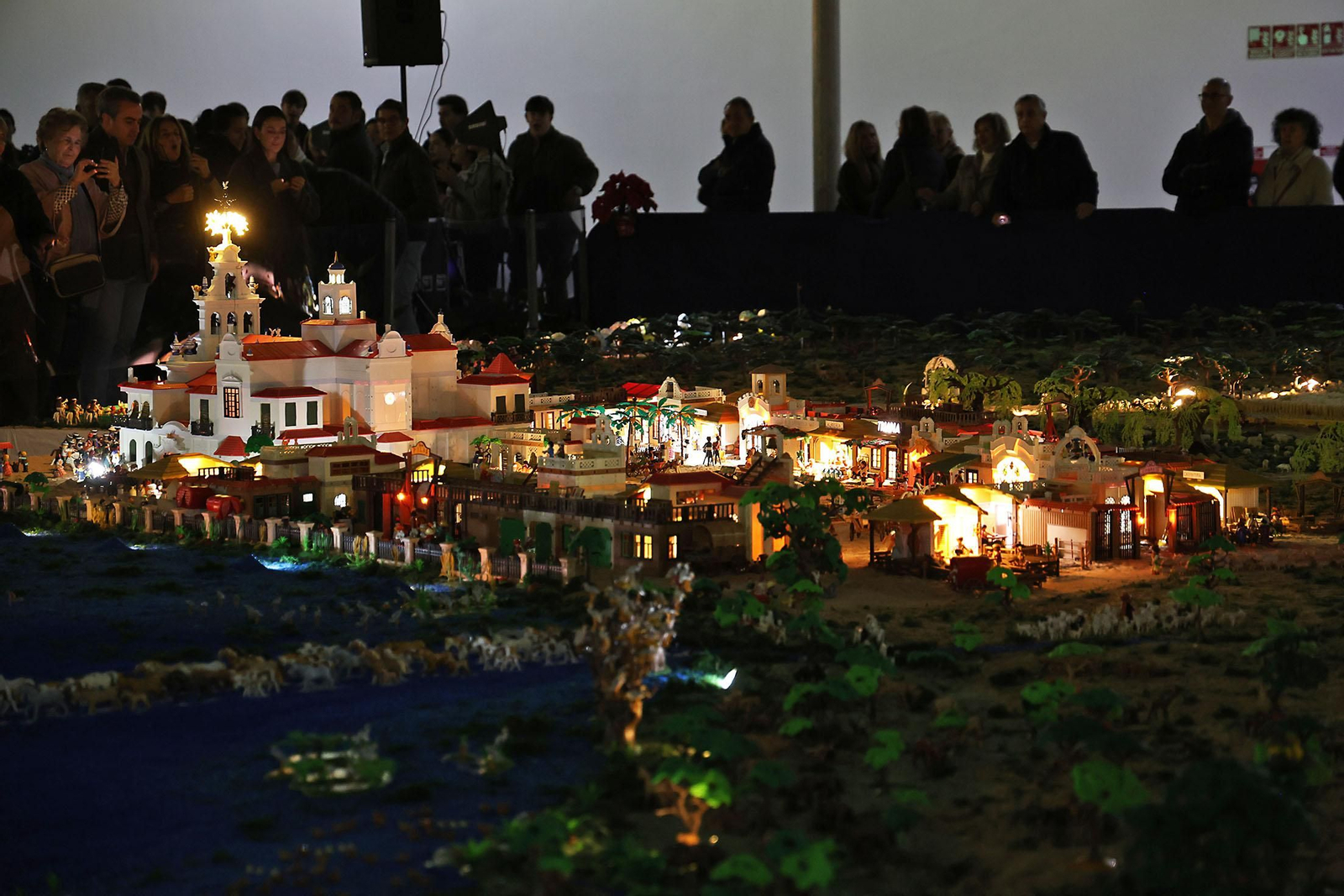 Imágenes del Belén de Playmobil más grande del mundo dedicado al Rocío