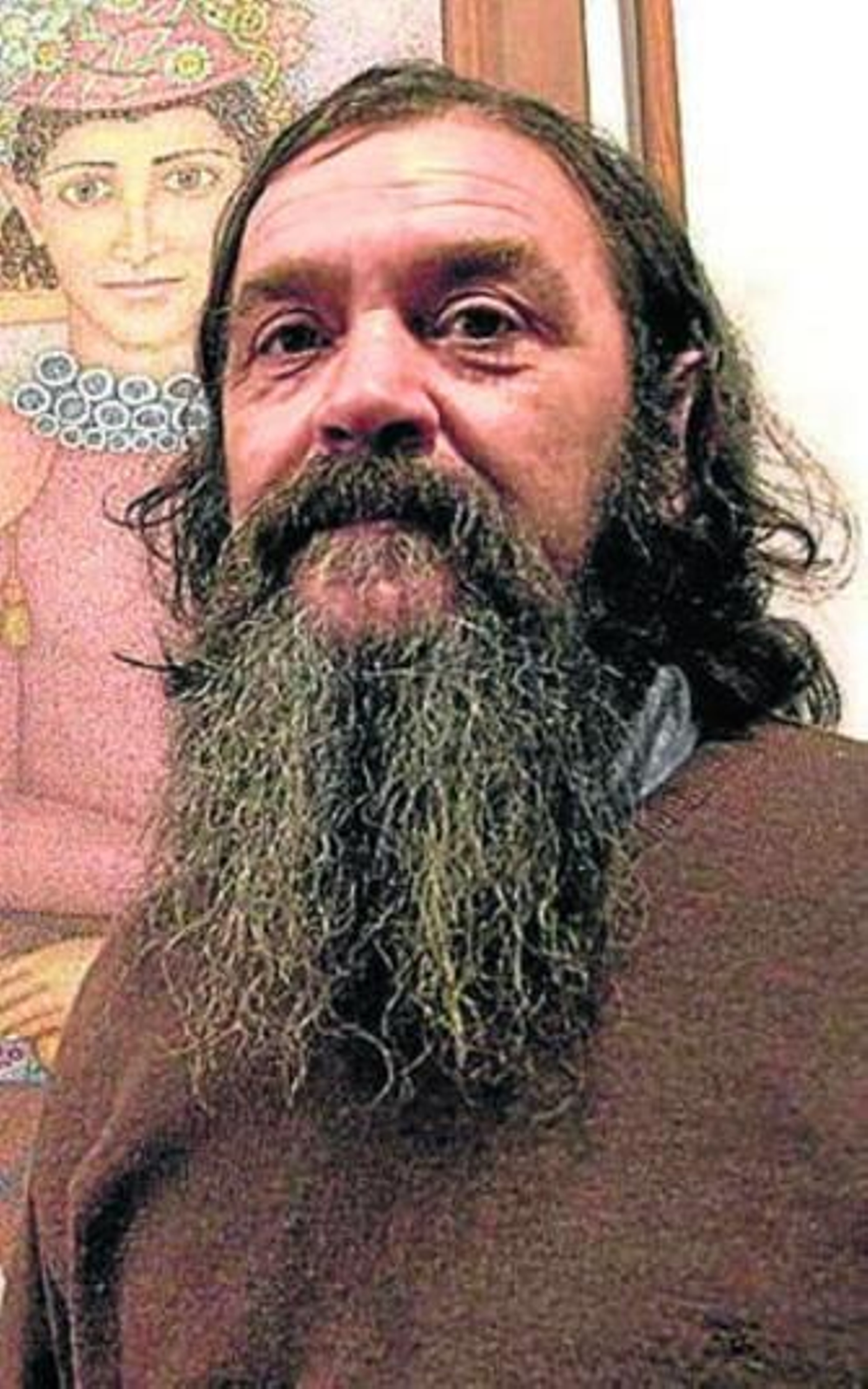 El fallecido pintor Overli.