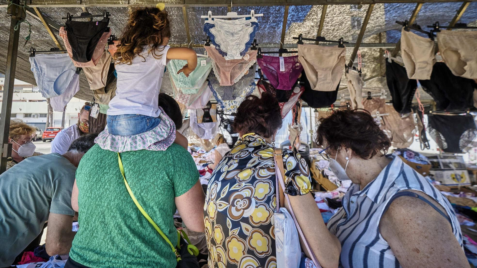 Primer día de 'Piojito' en Cádiz desde que empezó la pandemia.