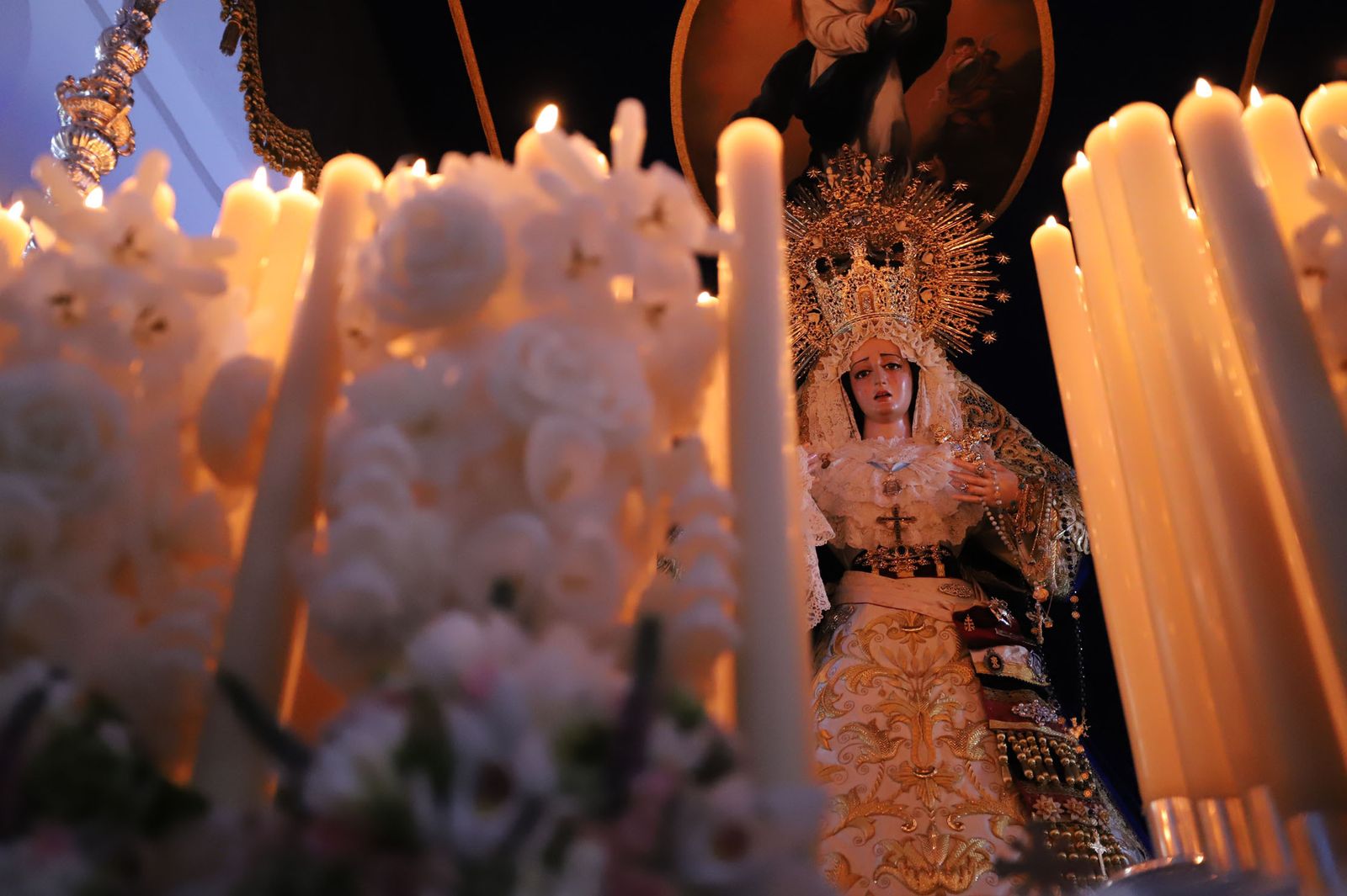 Imágenes de la procesión de la hermandad de la Lanzada de Huelva