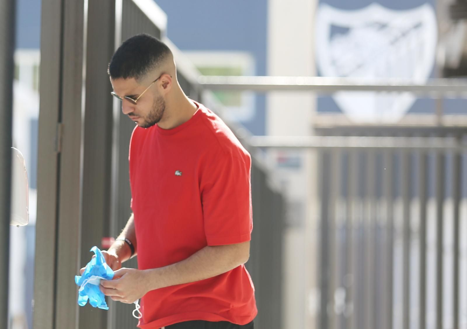 Las fotos de los jugadores del Málaga CF en La Rosaleda para los test