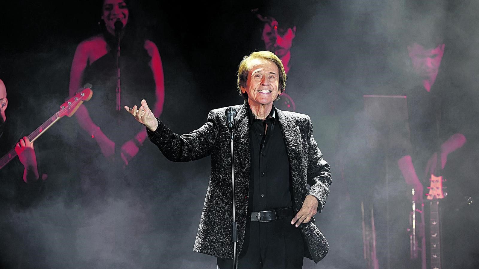 Raphael en una pasada actuación.