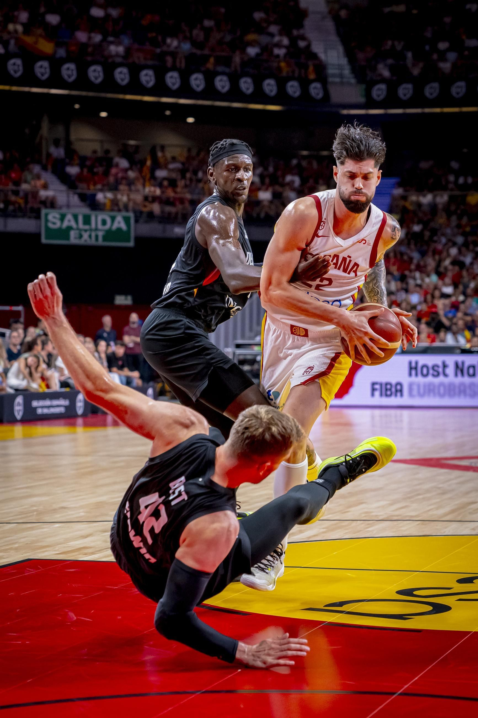 Las mejores fotos del España-Alemania de baloncesto