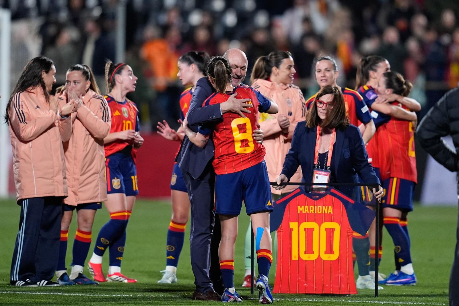 Las fotos del España-Islandia de fútbol femenino