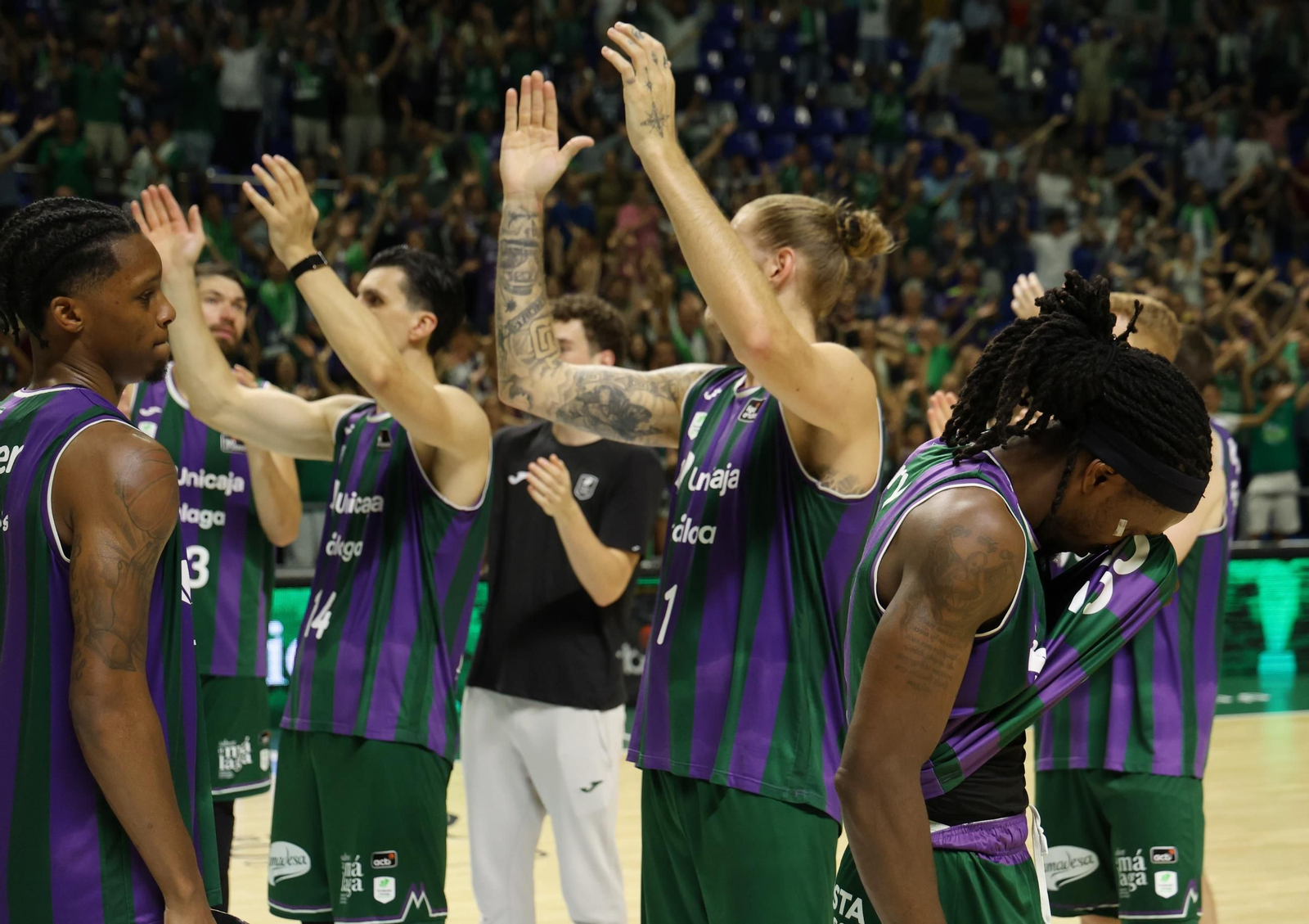 El Unicaja-Real Madrid, en fotos