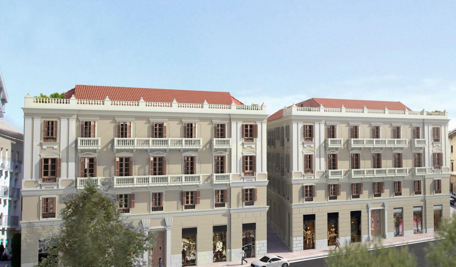 Diseño previsto para los nuevos edificios de la Plaza del Teatro.