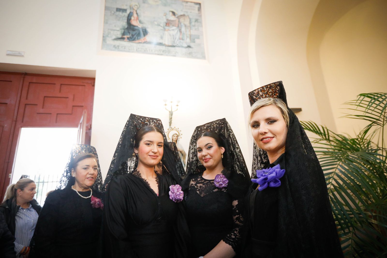 La procesión del Encuentro, en imágenes