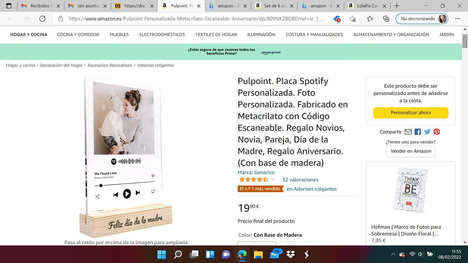 Placa spotify