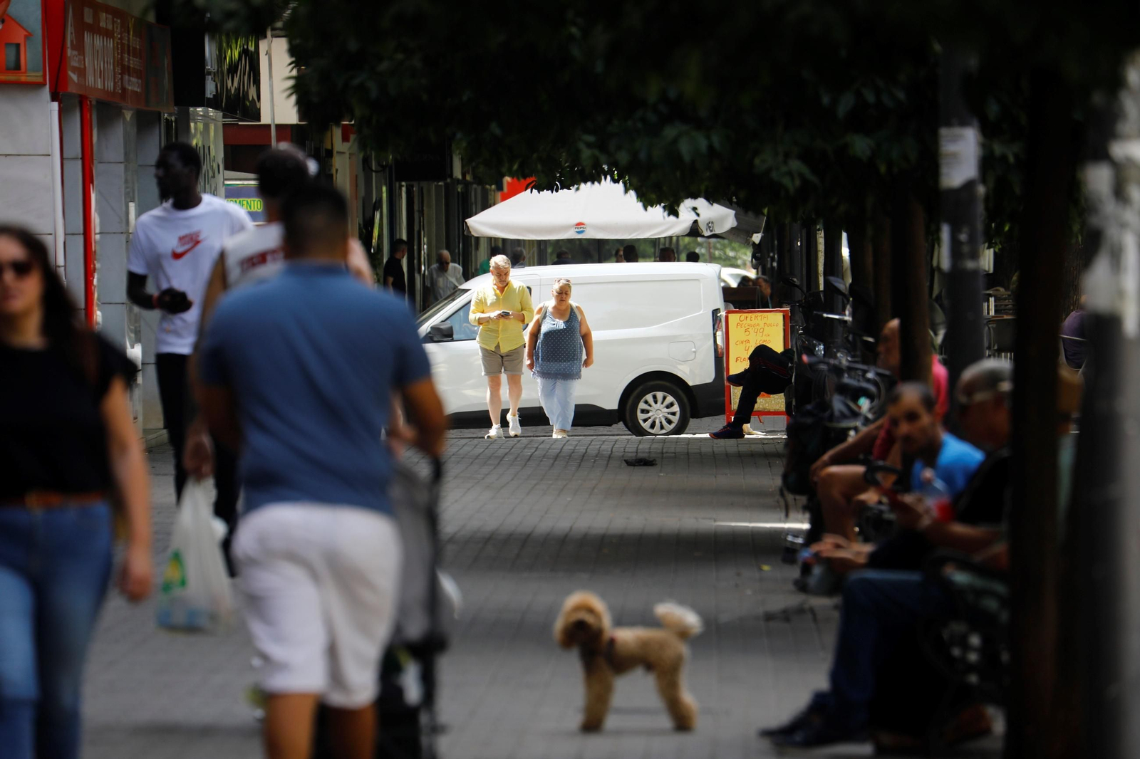 Ambiente en la avenida de Barcelona