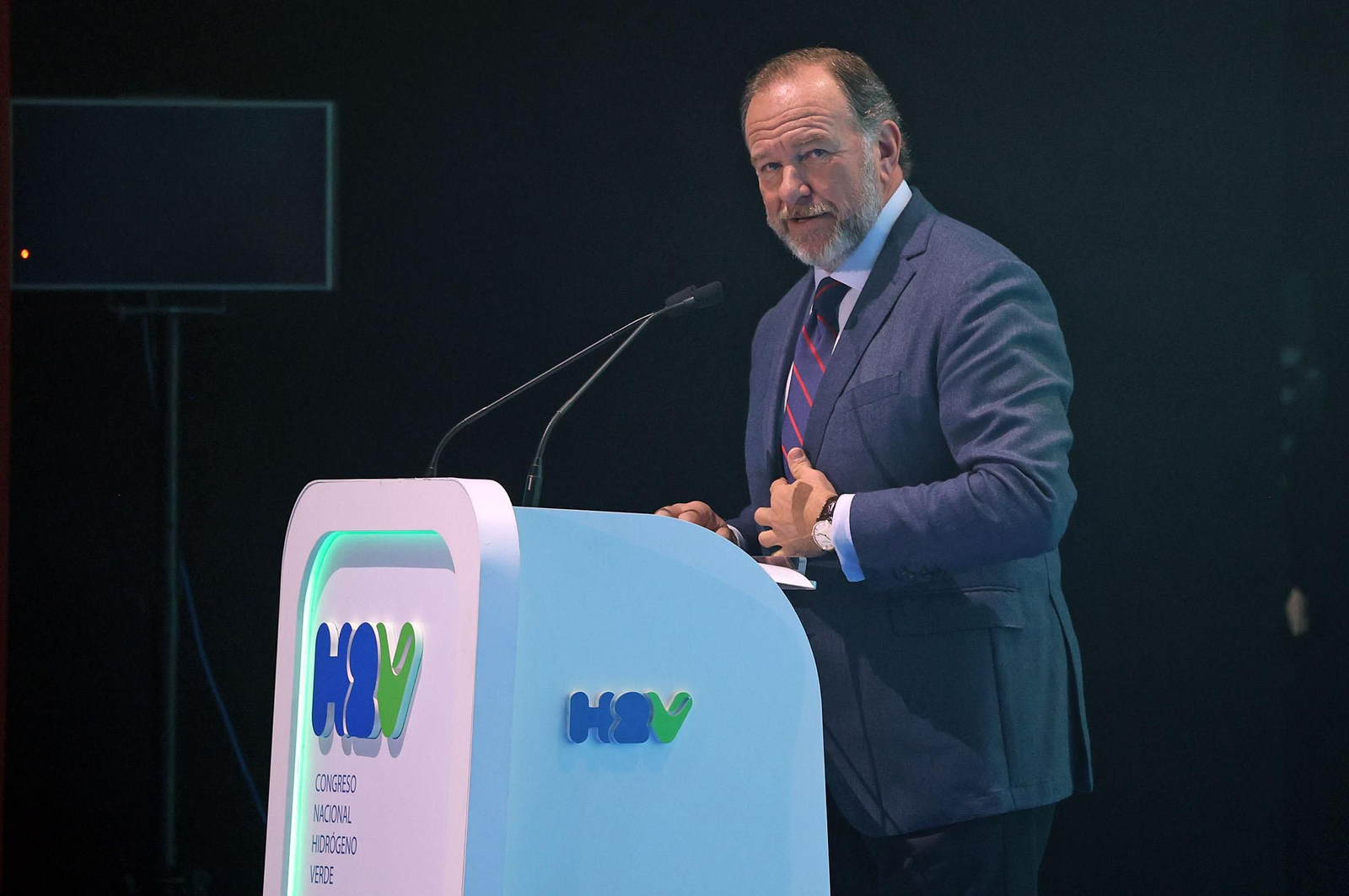 Imágenes de la inauguración del II Congreso Nacional de Hidrógeno Verde celebrado en Huelva