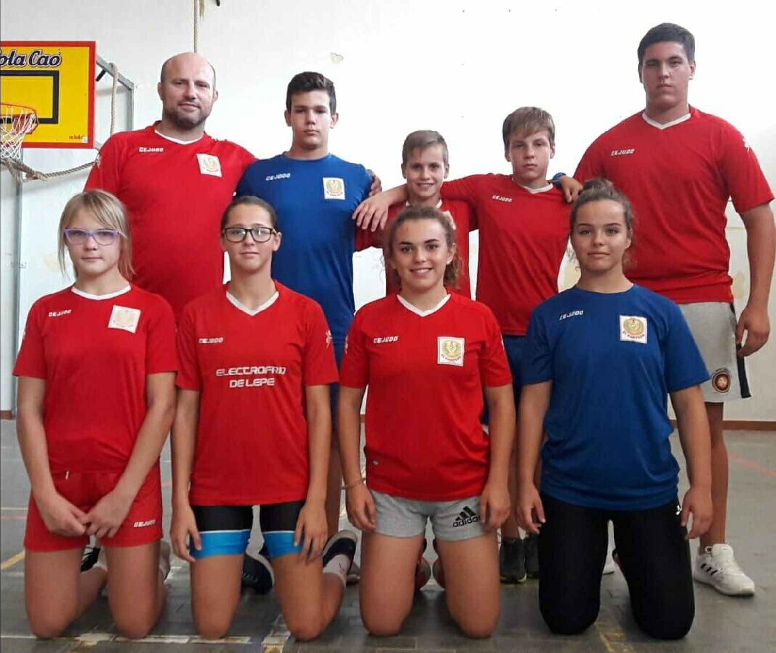 Los representantes de El Campeón de Cartaya que viajarán a Negrepelisse.