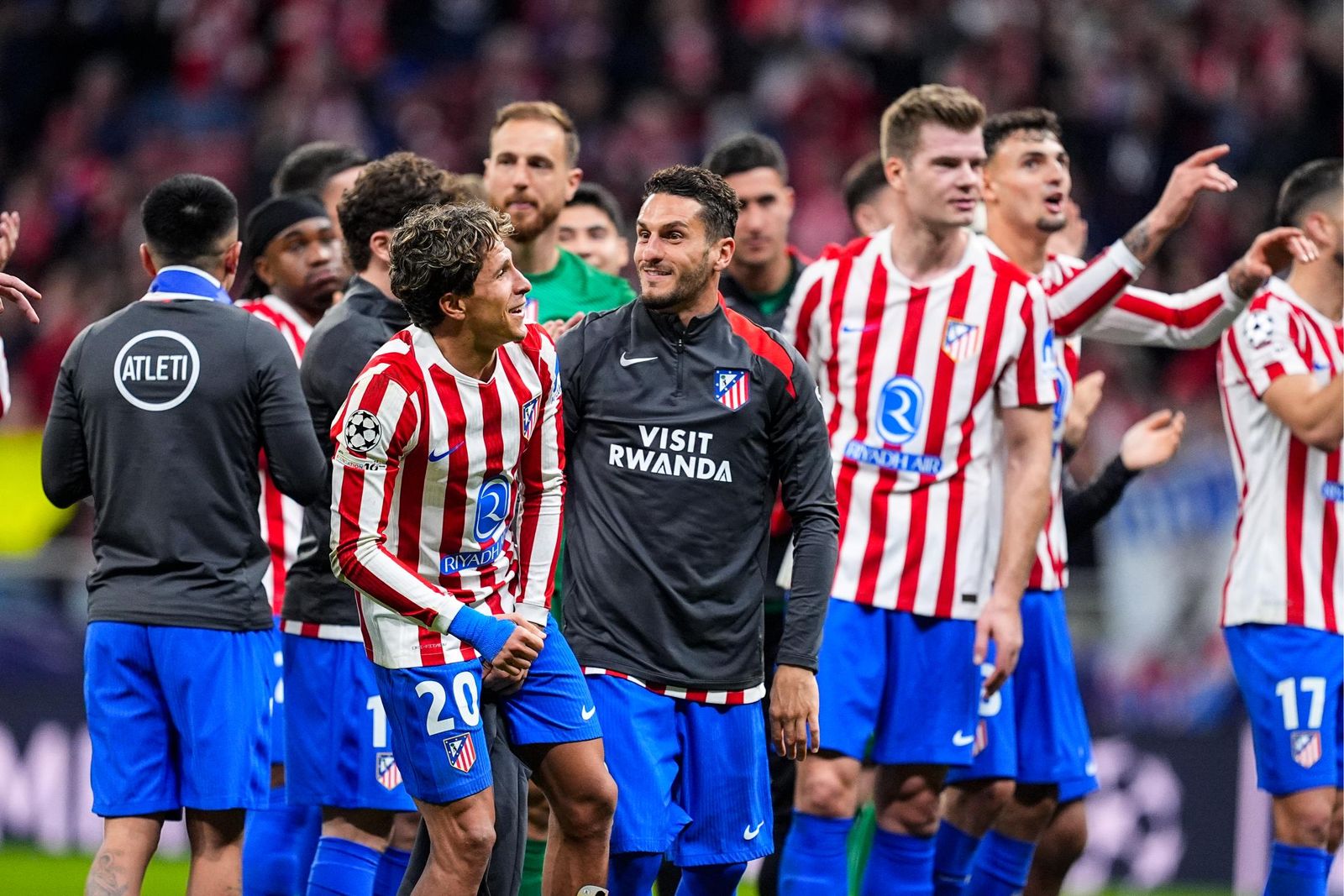 Las fotos del Atlético de Madrid-Brujas