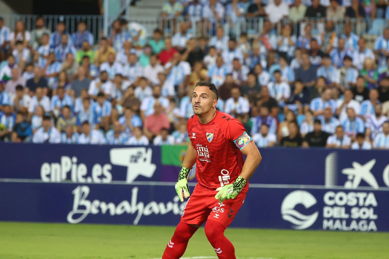 El Málaga CF - Elche, en fotos
