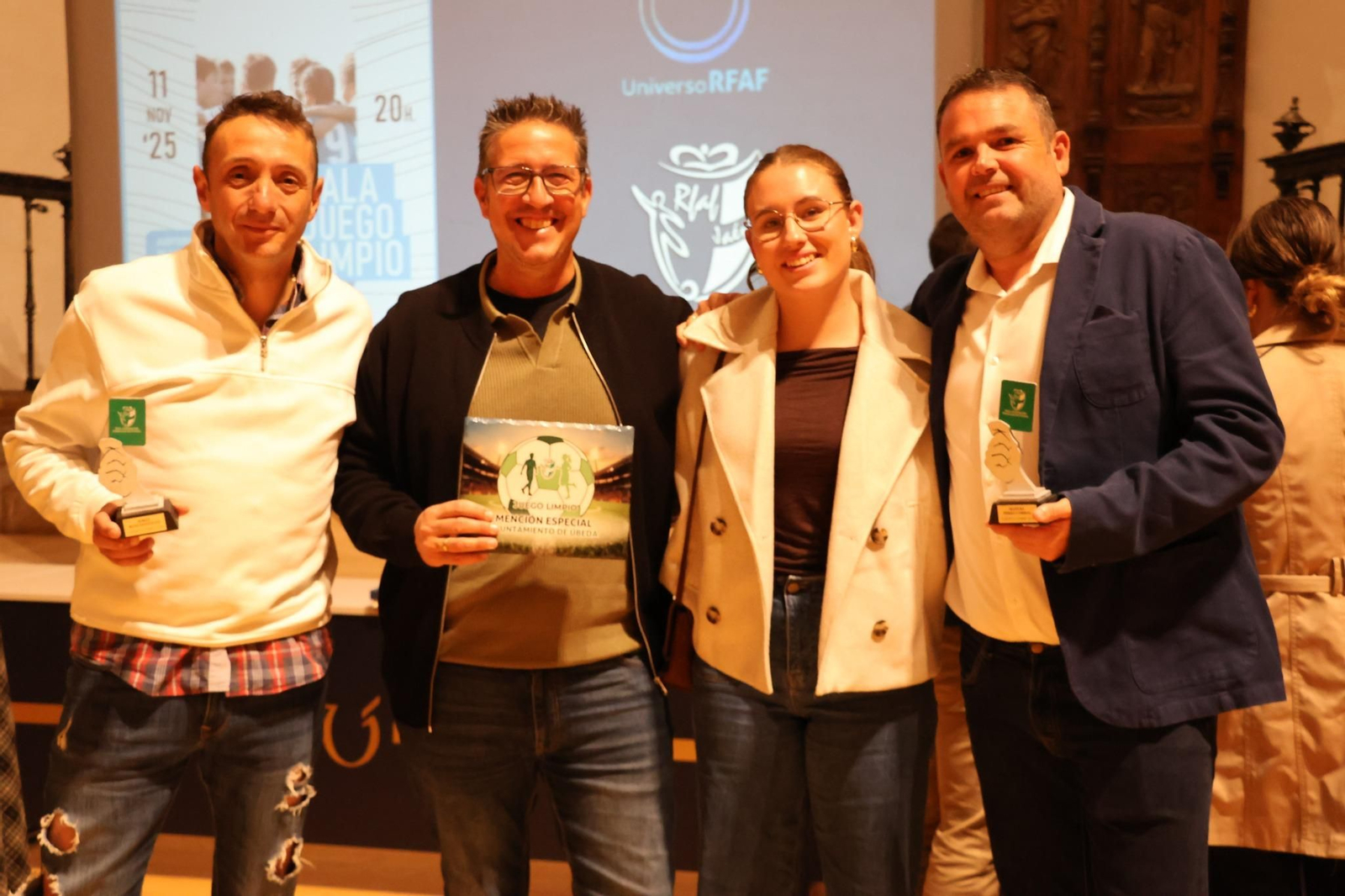 La gala Juego Limpio 2024-2025 de la Federación Jiennense de Fútbol, en imágenes