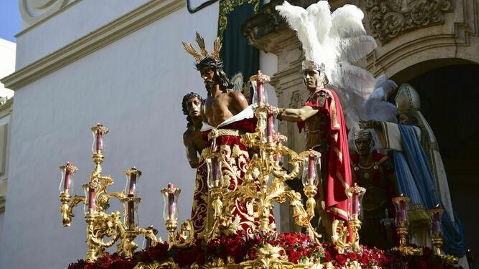 Salida del paso del Cristo de la Esperanza