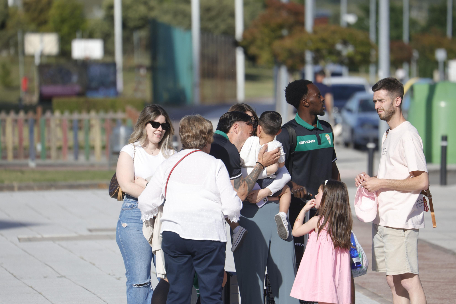 La llegada del Córdoba CF a Ponferrada, en imágenes