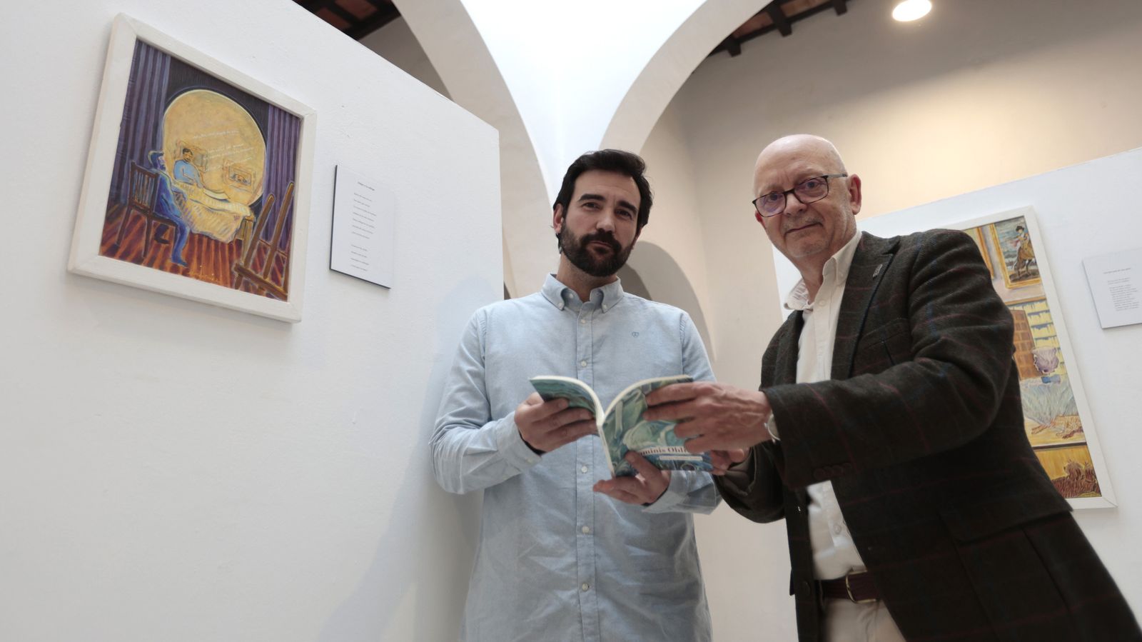 Inauguración de la exposición "Pasen y Lean" y presentación del libro Hominis Oblitus de Enrique Martínez