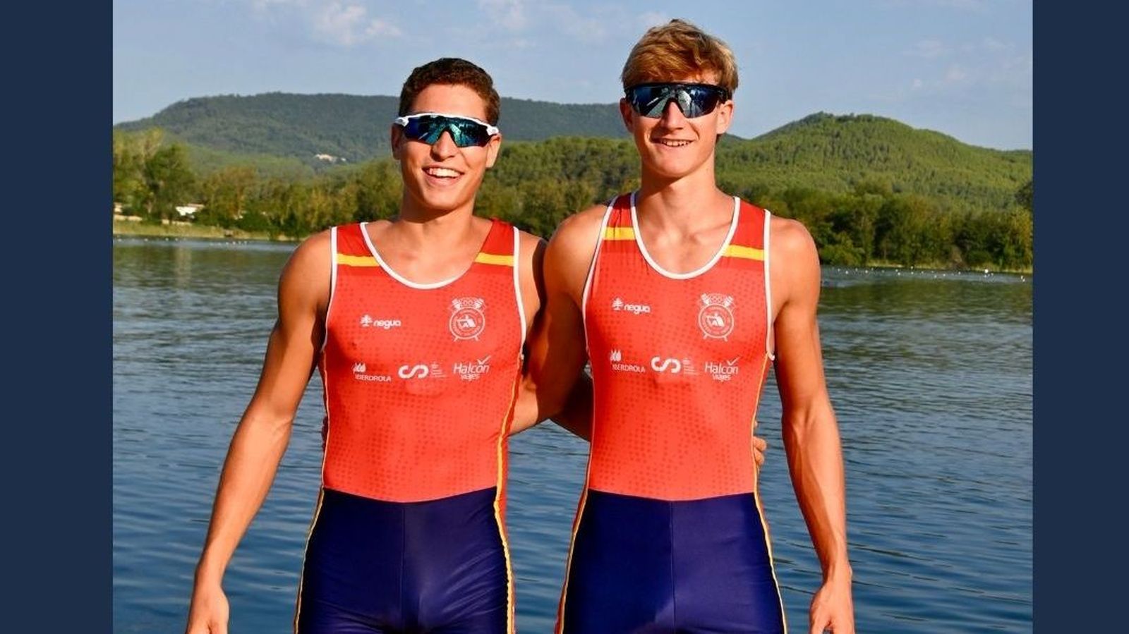 Rafael Gómez y Ramón Palomino, dos sin masculino júnior