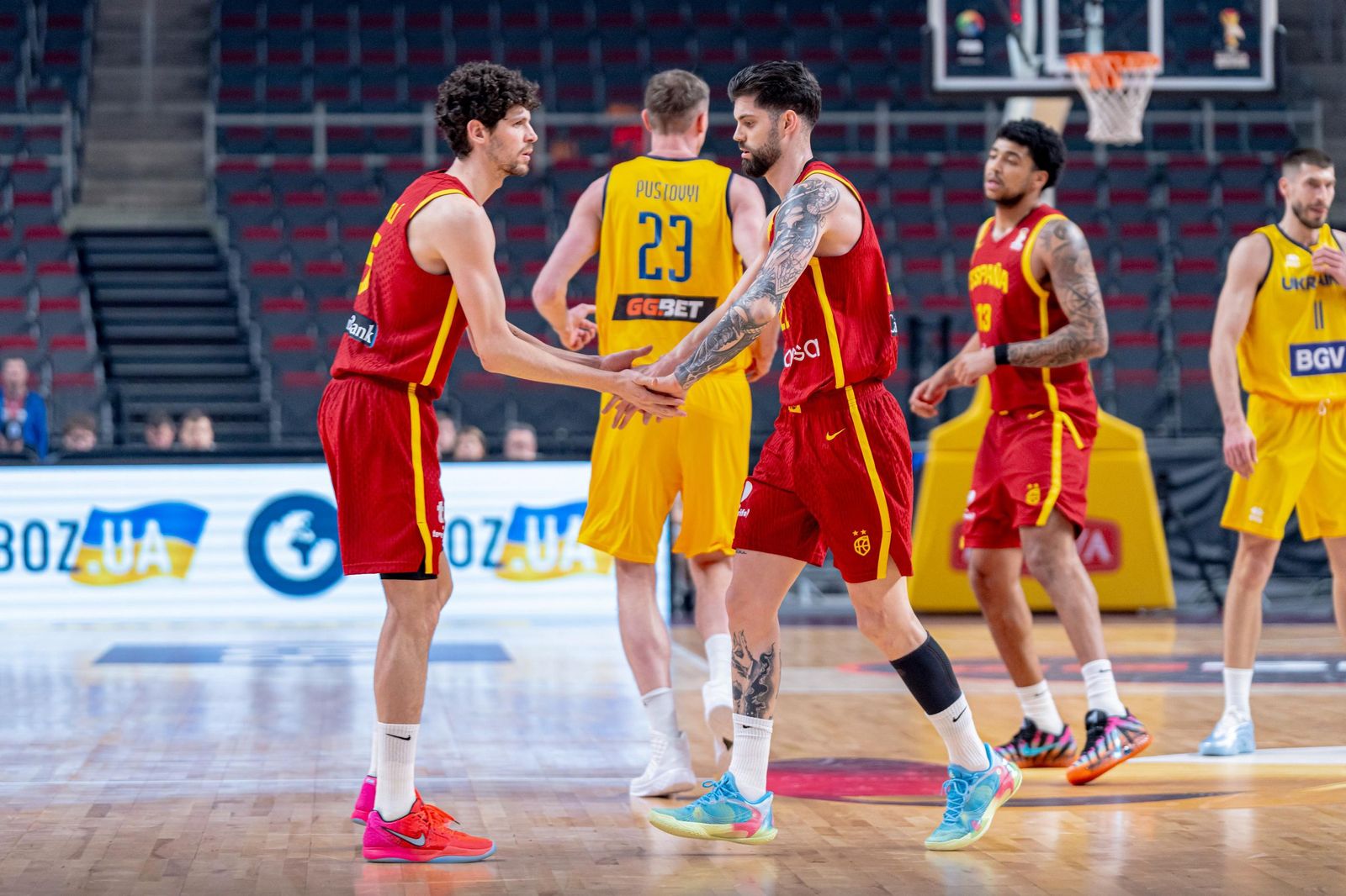 Las mejores fotos del Ucrania-España de baloncesto