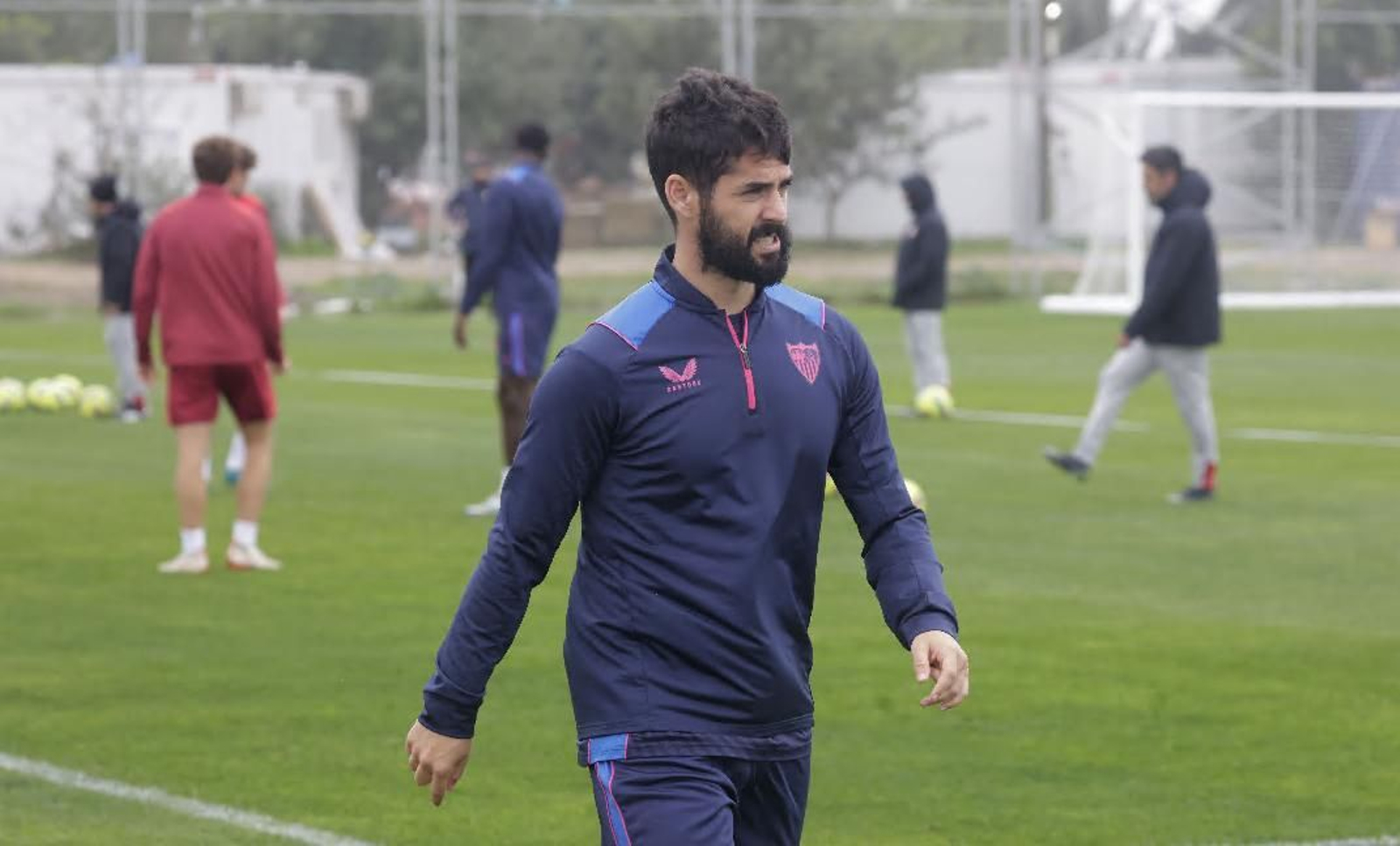 Isco, en la ciudad deportiva del Sevilla.