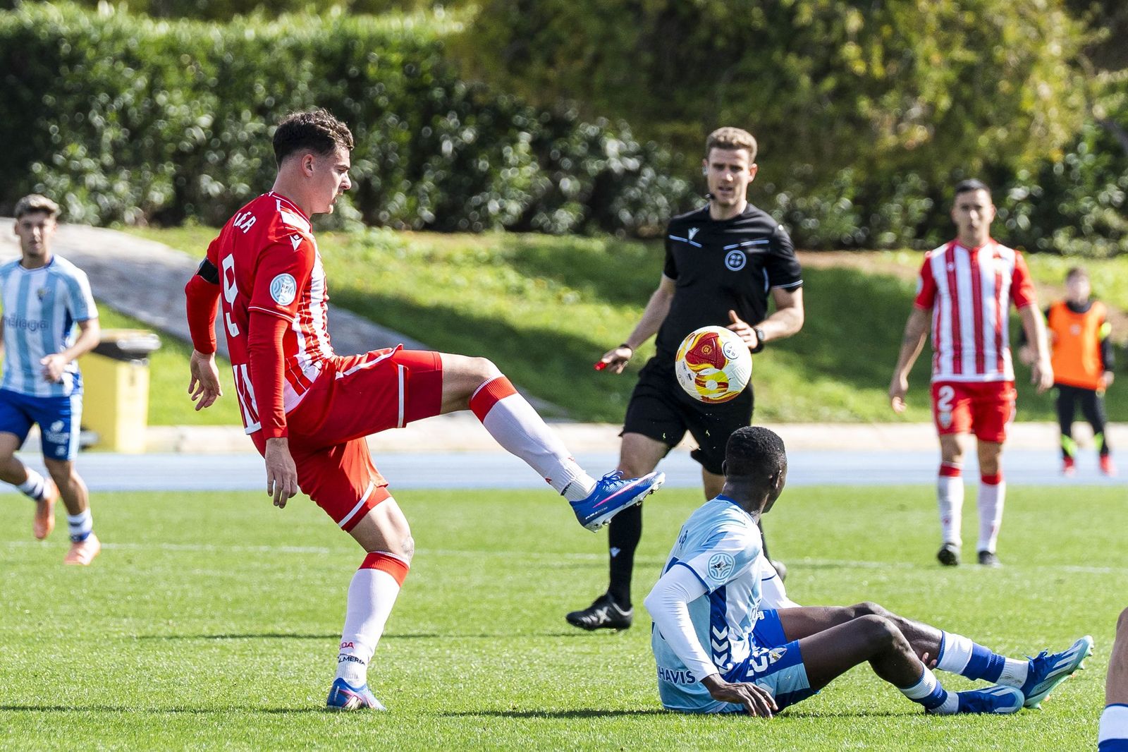 Las imágenes del Almería B y Atlético Malagueño en el Anexo de los Juegos Mediterráneos