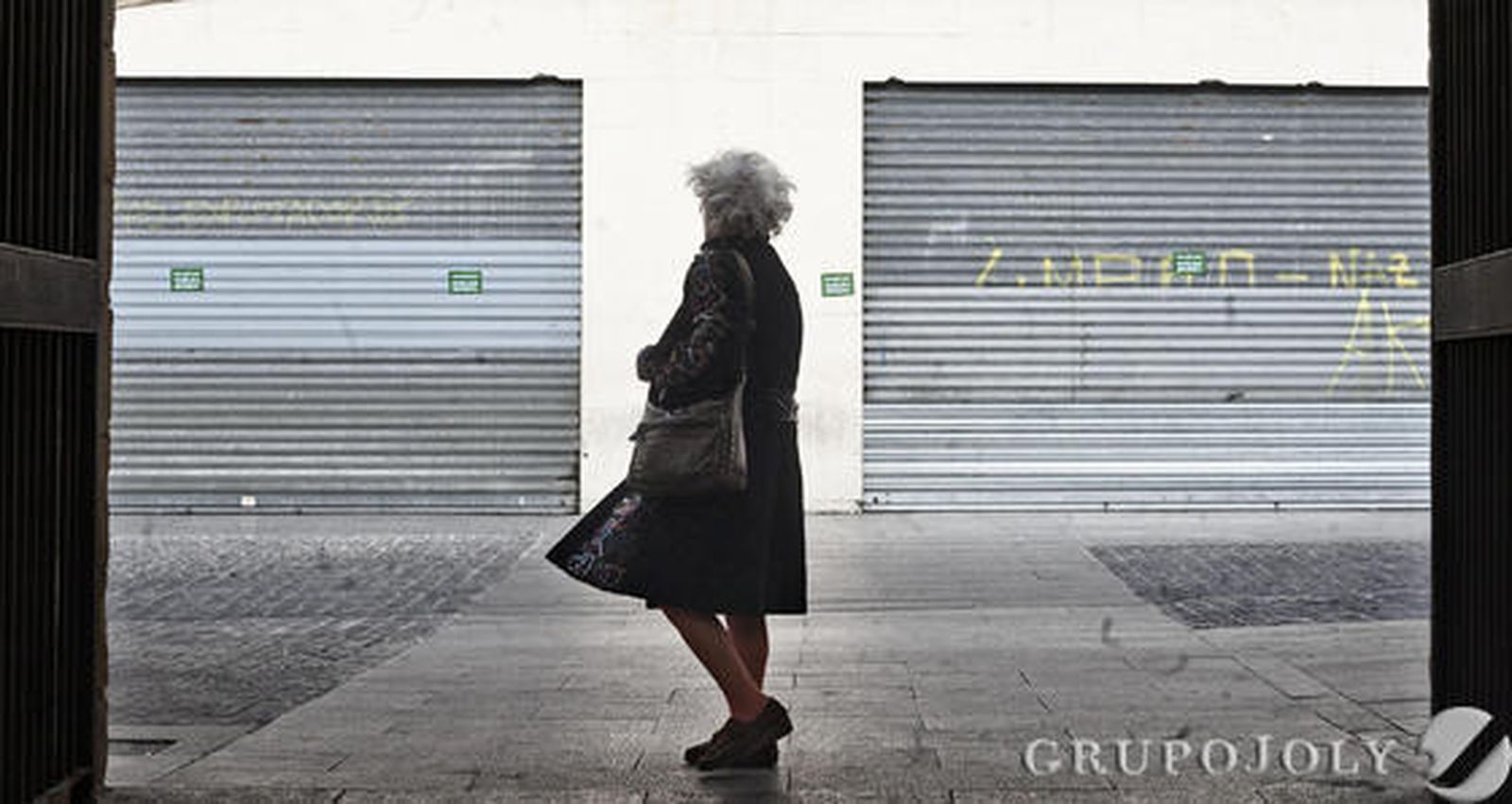 Comercios cerrados en la capital. 

Foto: Julio González