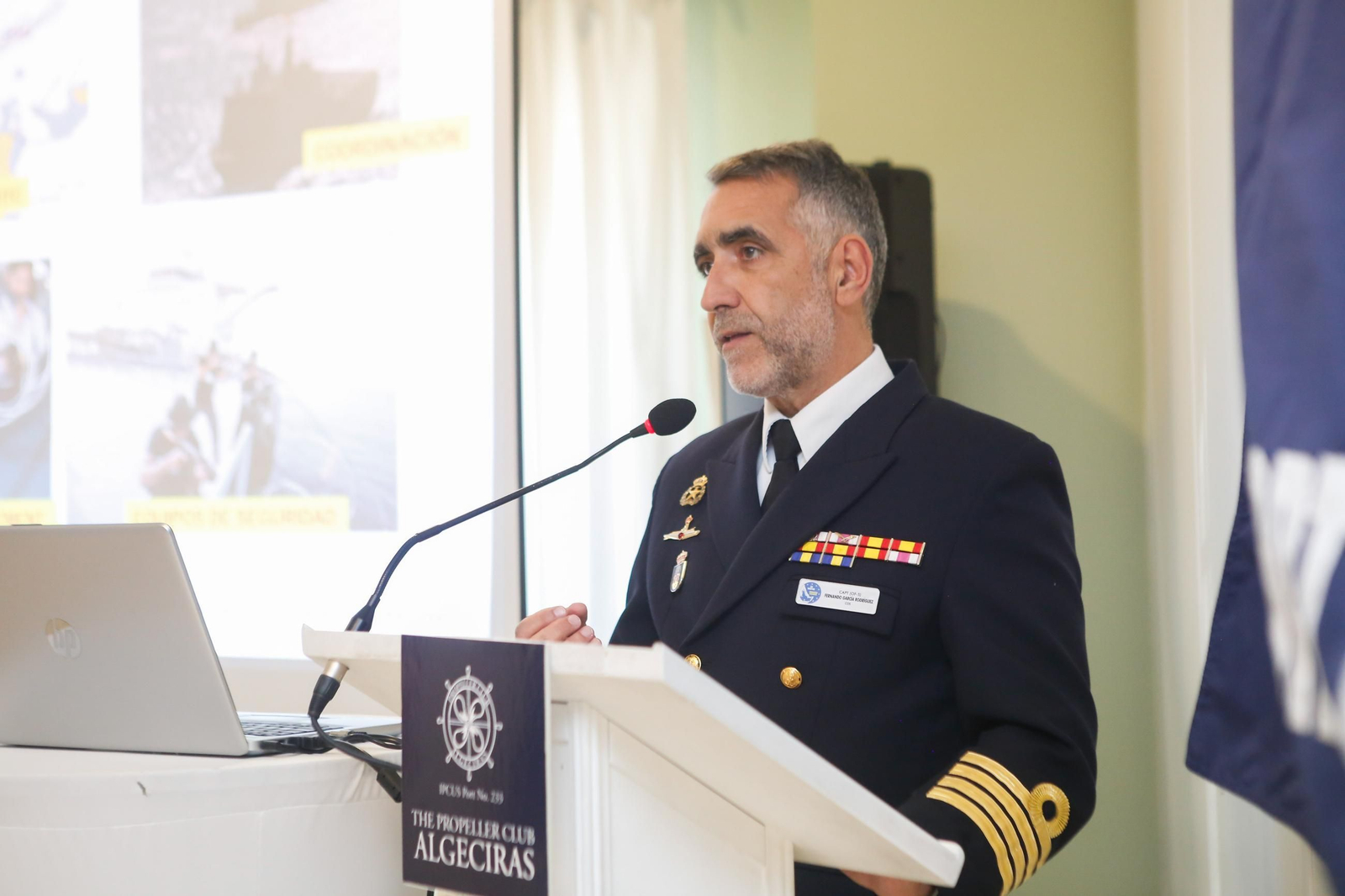 Las fotos del almuerzo del Propeller Club de Algeciras con Fernando García Rodríguez, jefe de Estado Mayor de la Operación Atalanta
