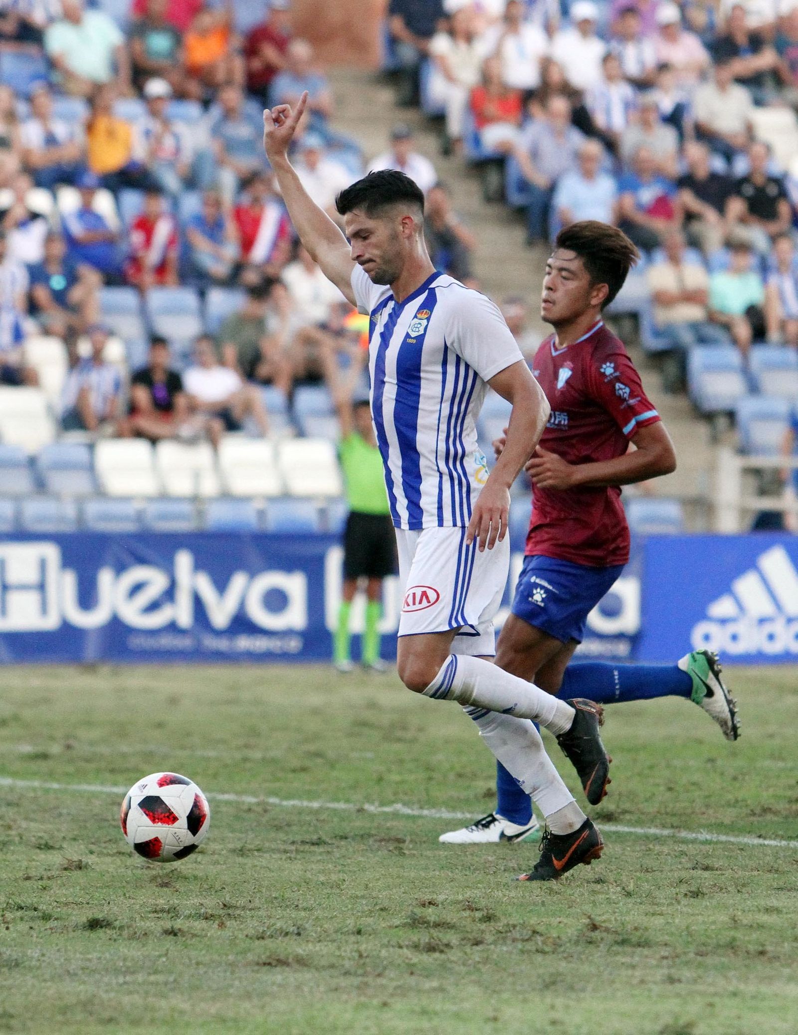 Imágenes del Recreativo de Huelva-Jumilla