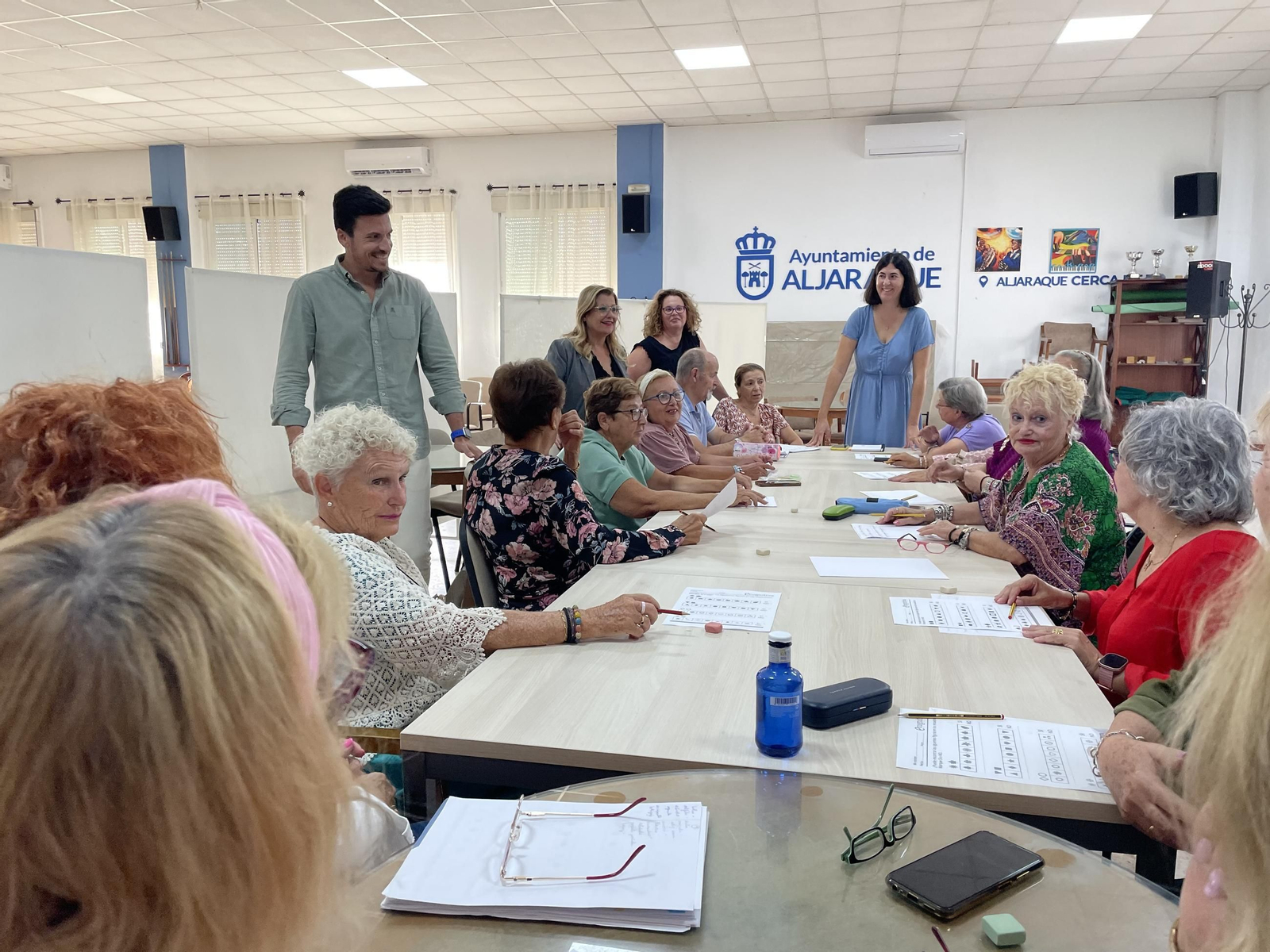 Clausura del taller en Aljaraque.