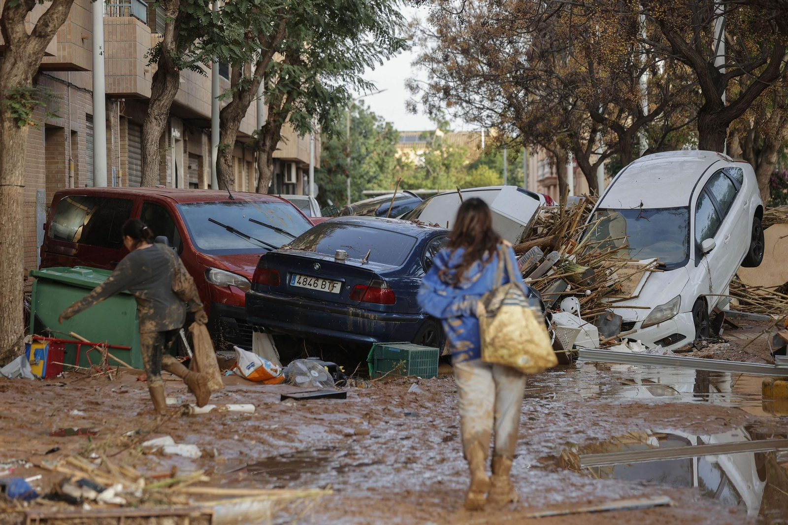 Las imágenes de las devastadoras consecuencias de la DANA en Valencia