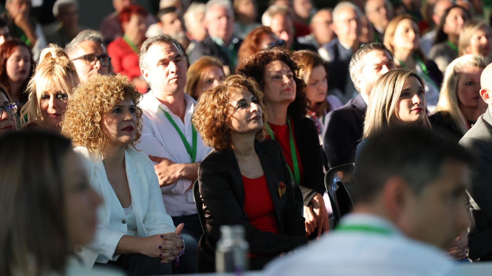 María Eugenia Limón, María Jesús Montero y María Márquez. María Eugenia Limón, María Jesús Montero y María Márquez.