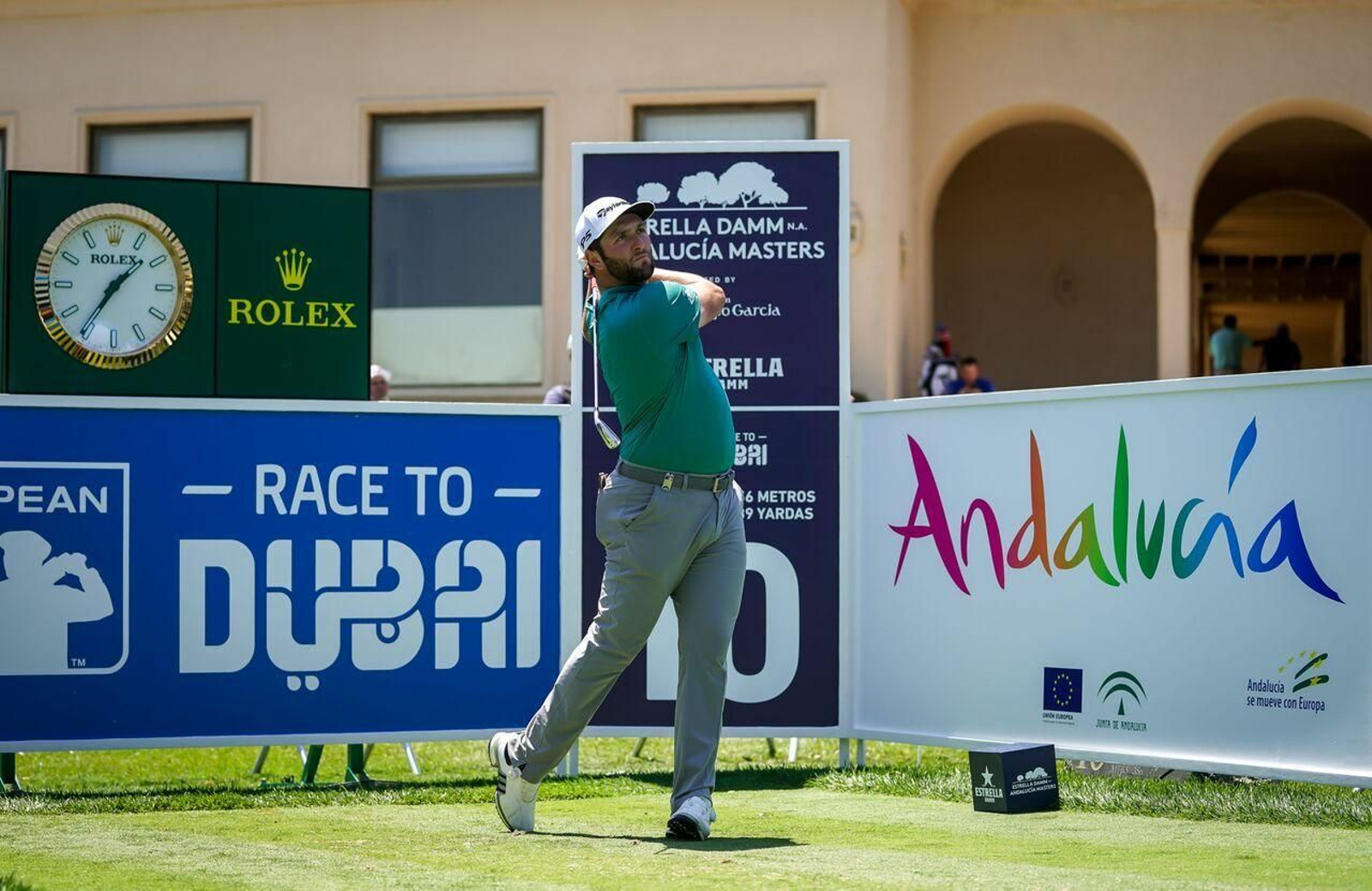 La fiesta de los españoles en Valderrama