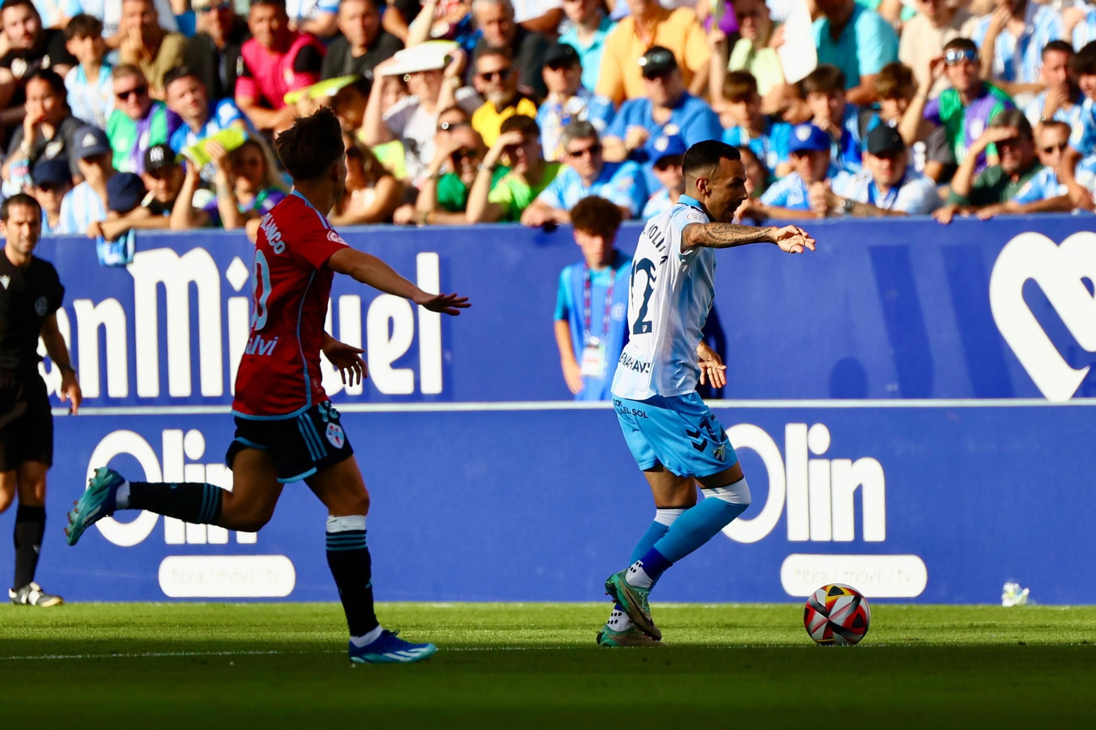 El Málaga CF - Celta Fortuna, en fotos