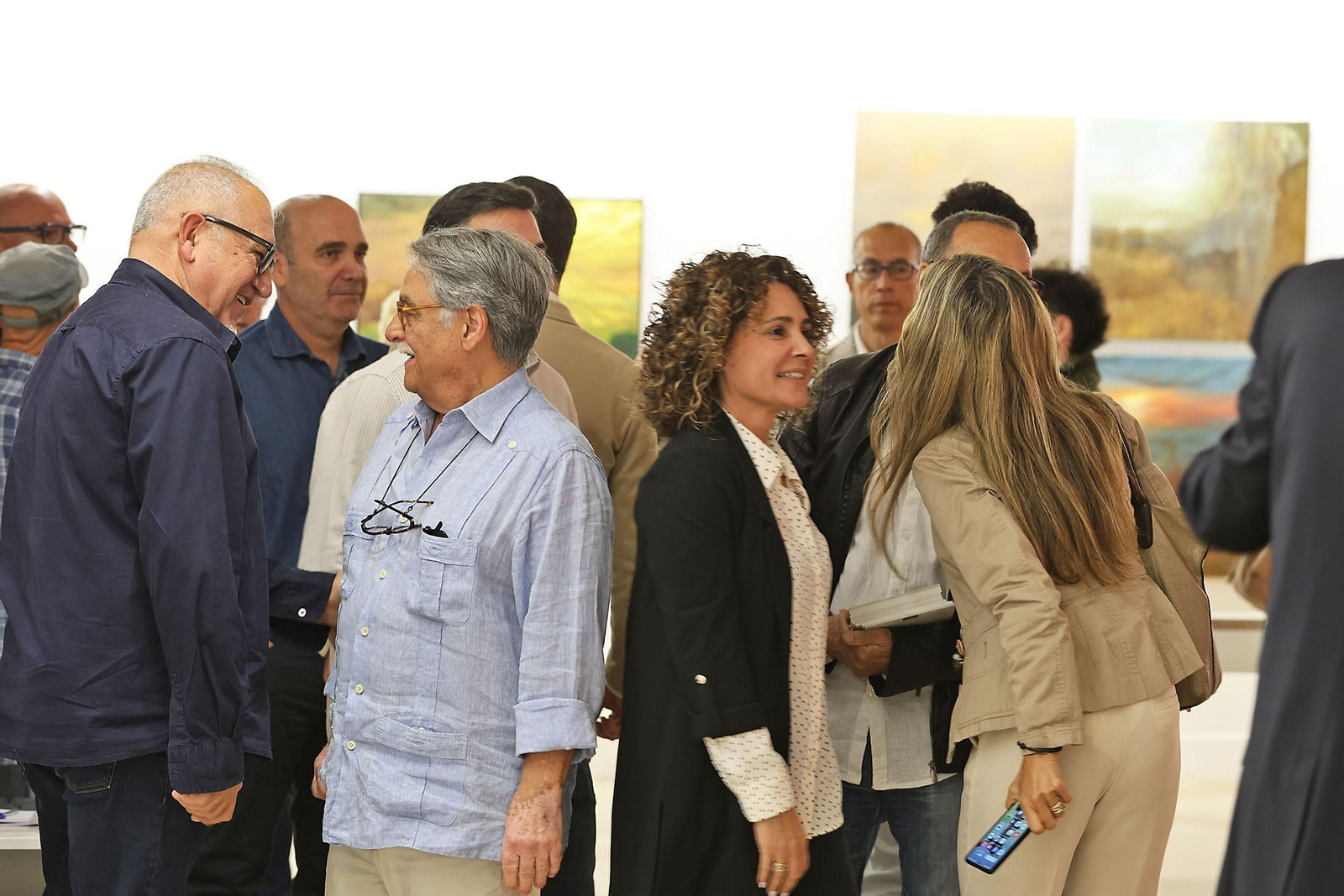 Imágenes de la inauguración de la muestra 'Camino de Perfección' del pintor Antonio Belmonte