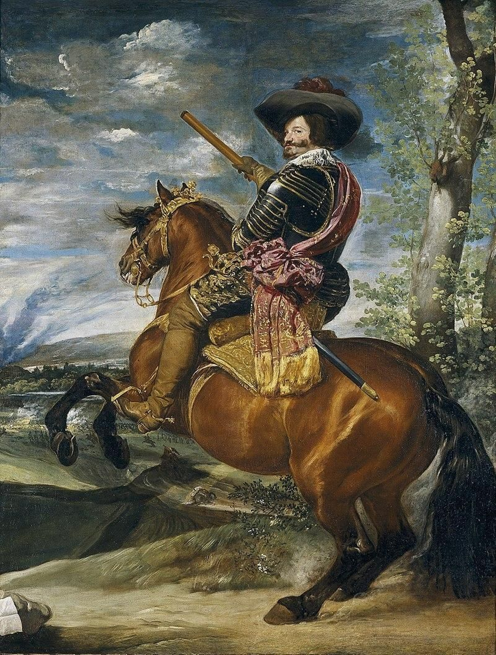 Don Gaspar de Guzmán y Pimentel, conde-duque de Olivares, pintado por Velázquez (c. 1636)