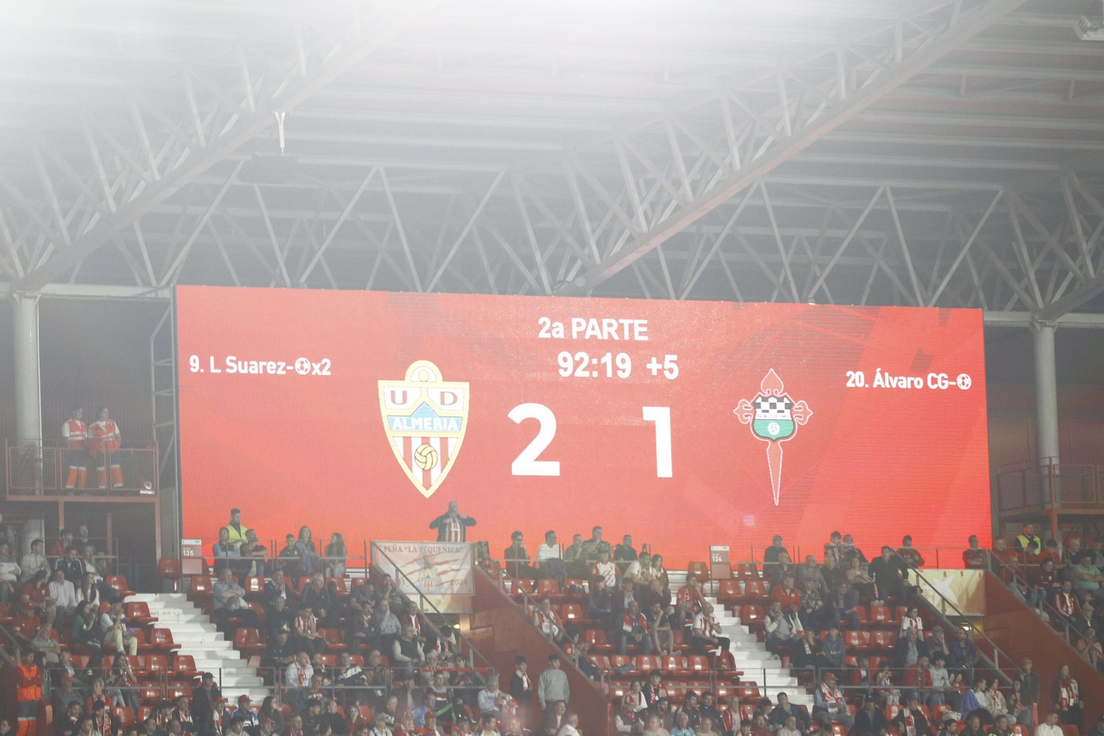 U.D. Almería-Racing Club Ferrol, en imágenes