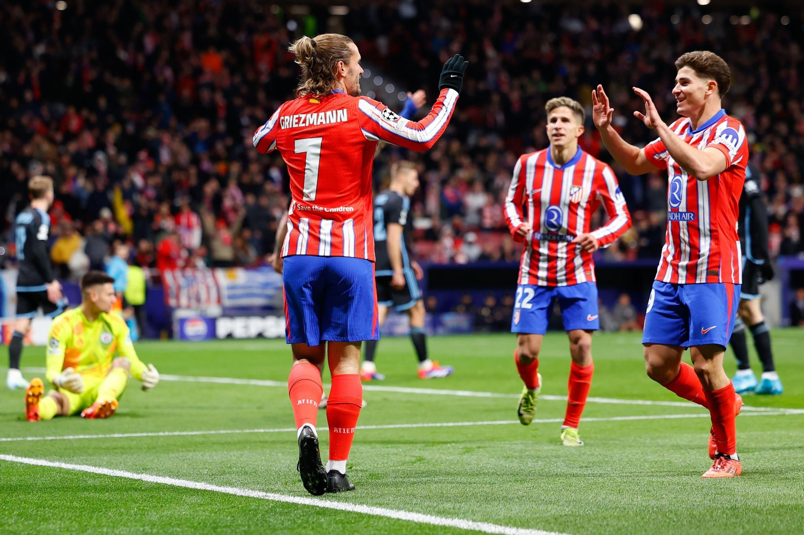 Las fotos del Atlético de Madrid - Slovan de Bratislava