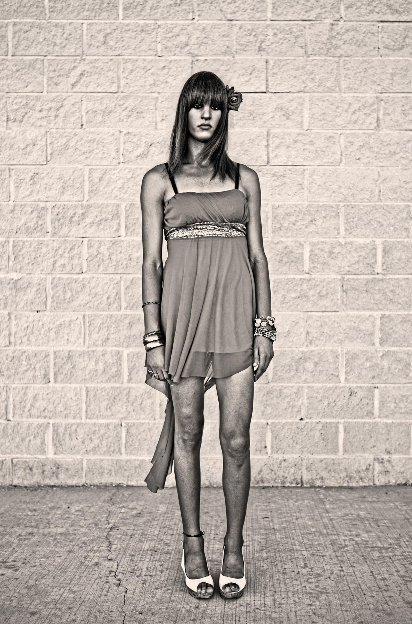 Melissa (Samir), un transexual. Almería, 2012 (esta  fotografía forma parte de un díptico).