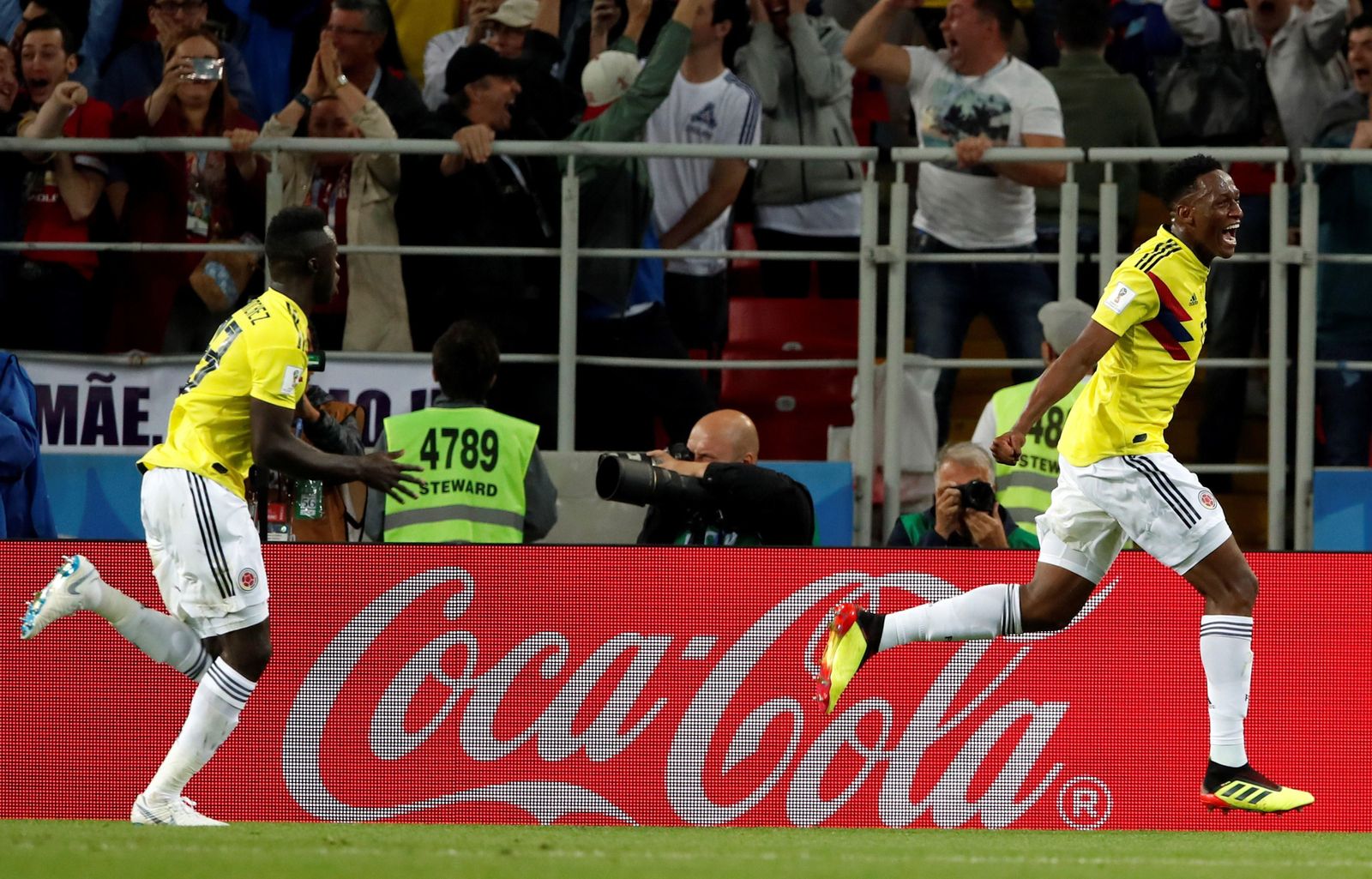 Las imágenes del Colombia-Inglaterra